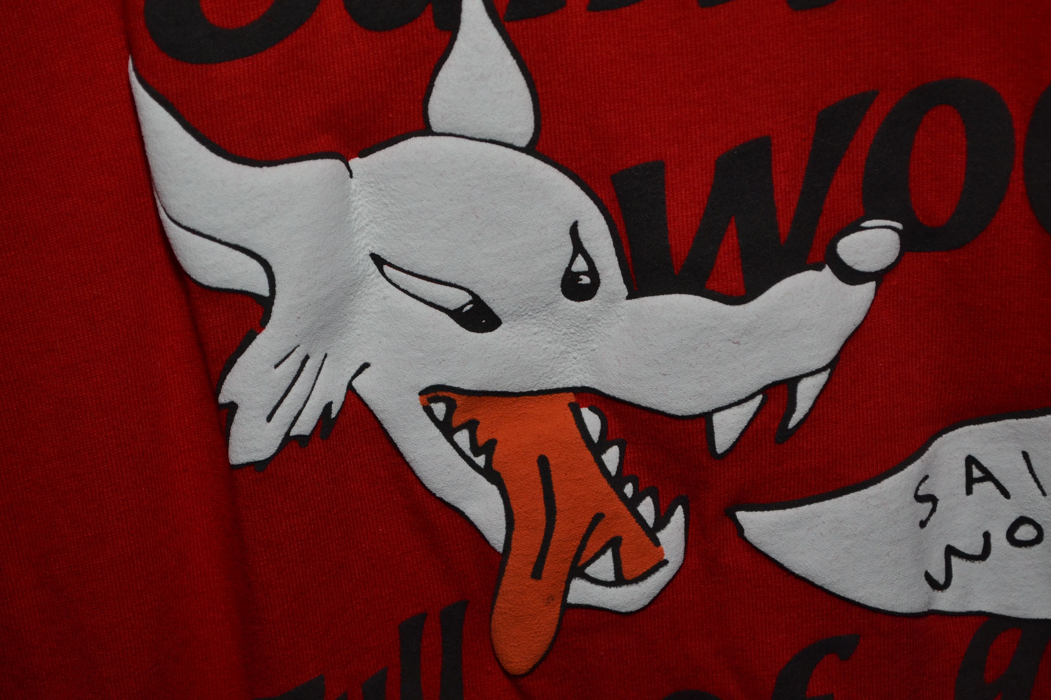 Saintwoods Saintwoods Wolf Full of Good Intentions Red T-shirt S Size US S / EU 44-46 / 1 - 4 Thumbnail
