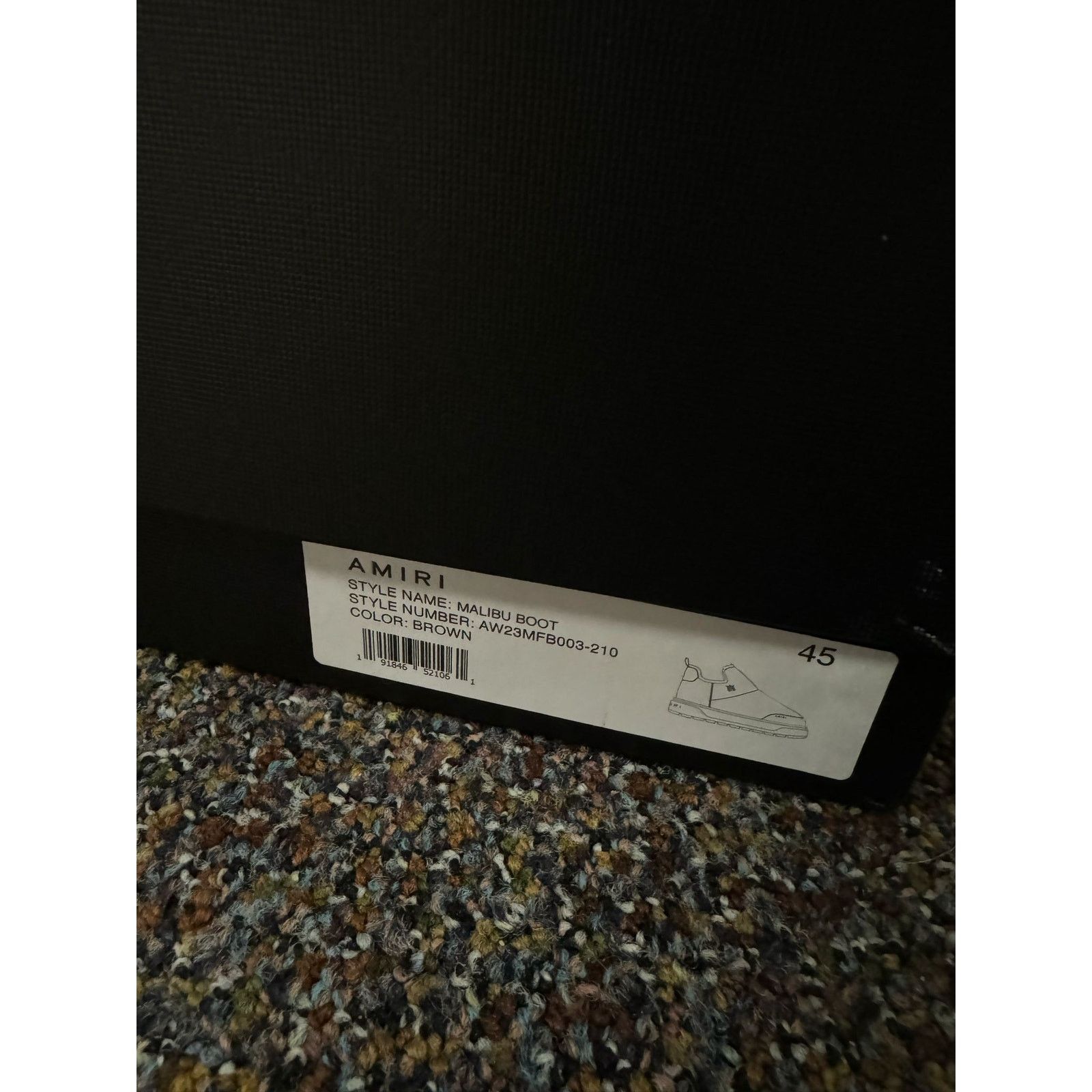 Amiri o1rshd1 Malibu Boots in Brown Size US 12 / EU 45 - 22 Thumbnail