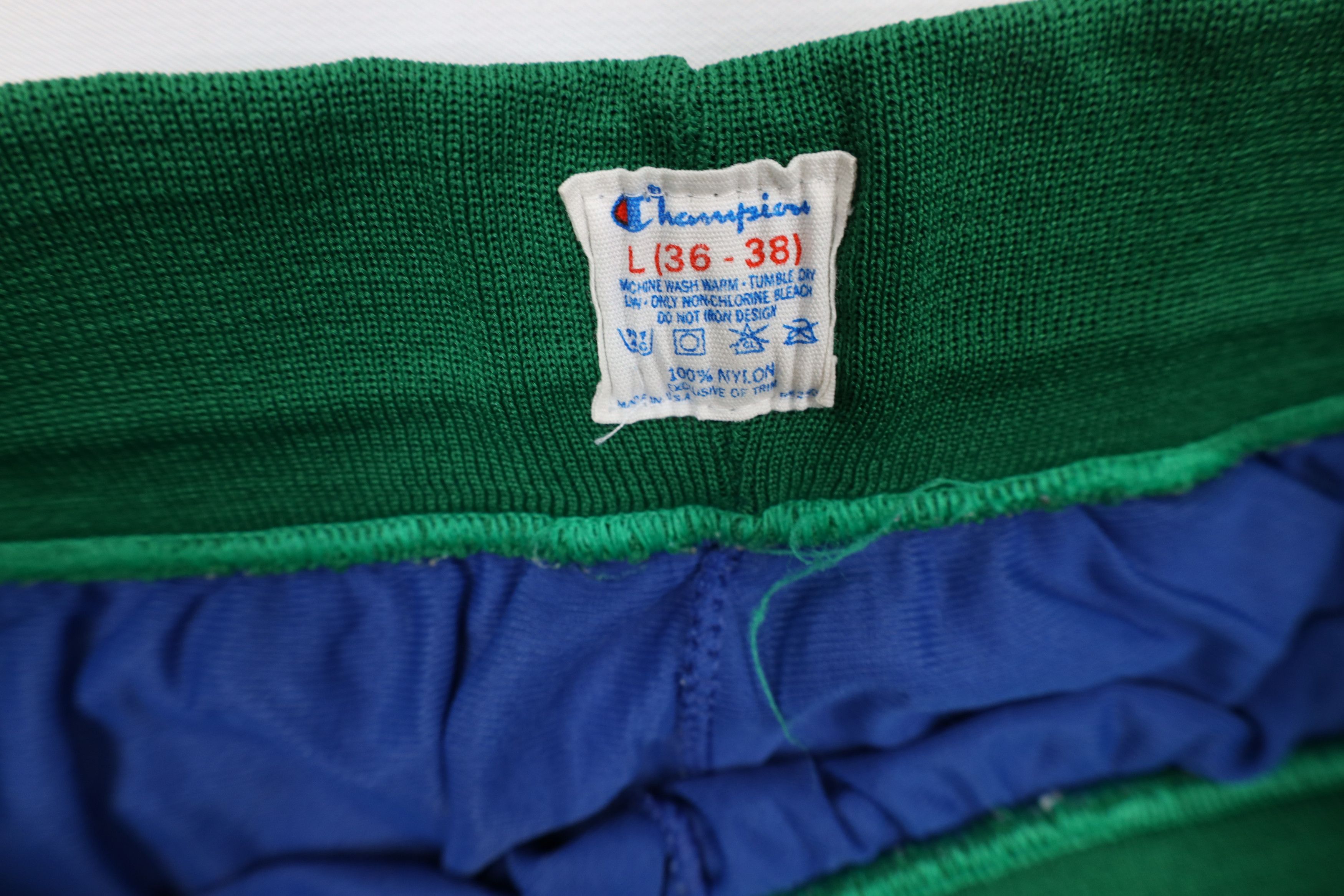 Champion × Vintage Vintage 90s Champion Mavericks Basketball Shorts Blue USA Size US 34 / EU 50 - 8 Thumbnail