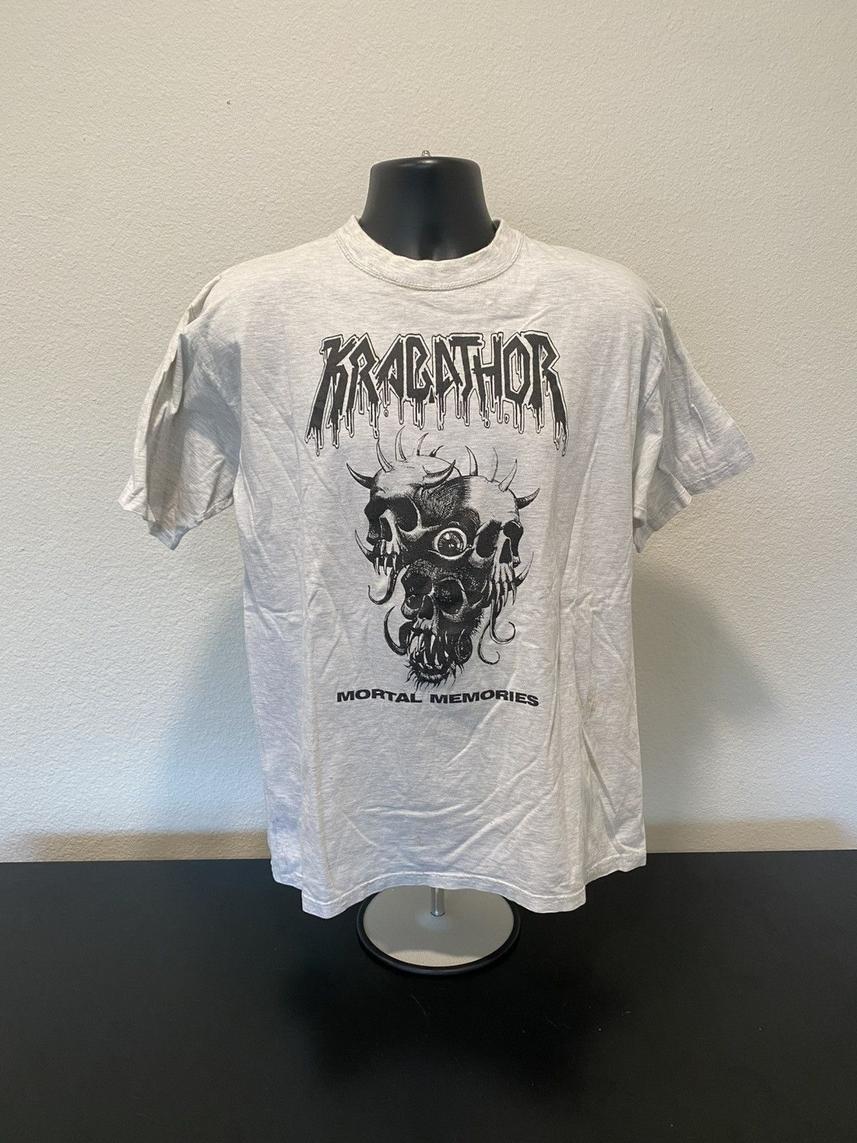 Vintage Krabathor death metal band shirt vintage 90s Size US XL / EU 56 / 4 - 1 Thumbnail