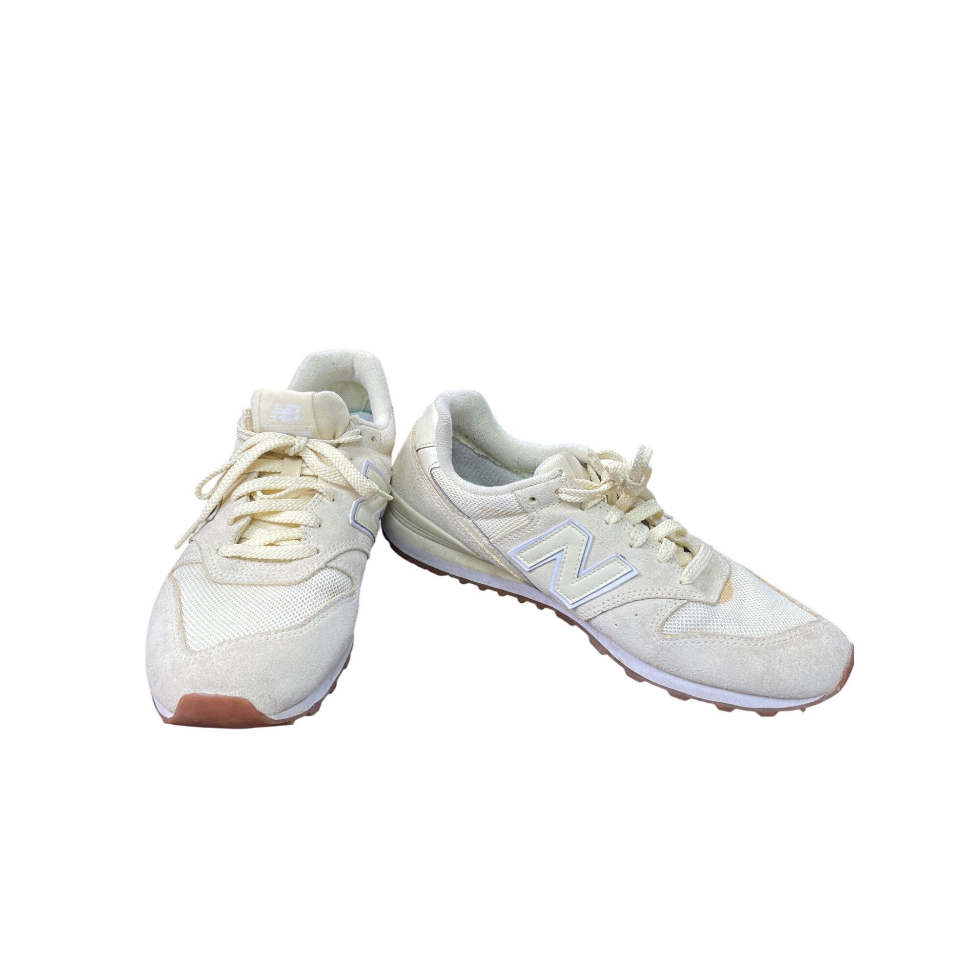 New Balance New Balance Womens 996 Yellow Suede Sneakers Size 9 SKU 8820 Size US 9 / IT 39 - 15 Thumbnail