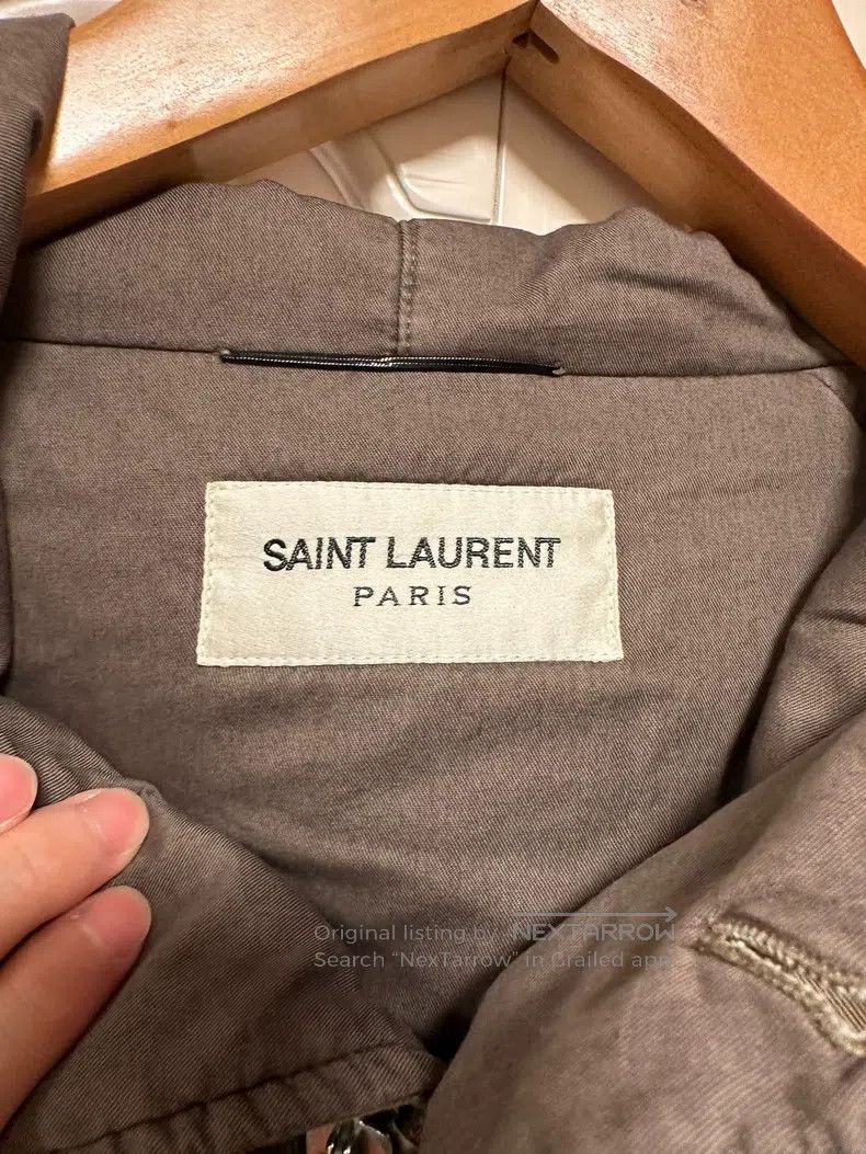 Saint Laurent Paris Saint Laurent Paris Military Green Jacket Size US M / EU 48-50 / 2 - 3 Thumbnail