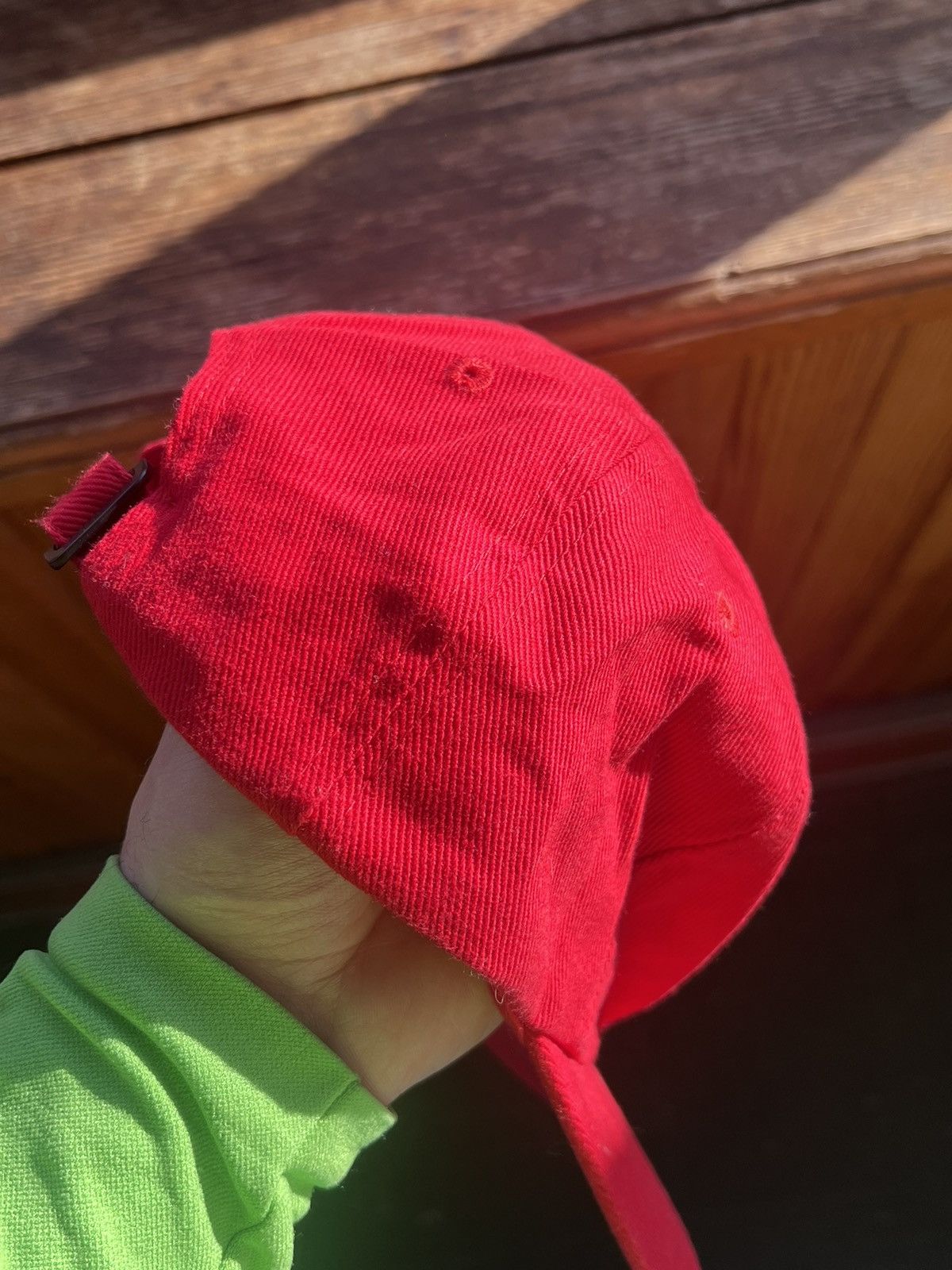 Adidas Vintage Red Hat Adidas Y2K Football Cap Size ONE SIZE - 8 Thumbnail