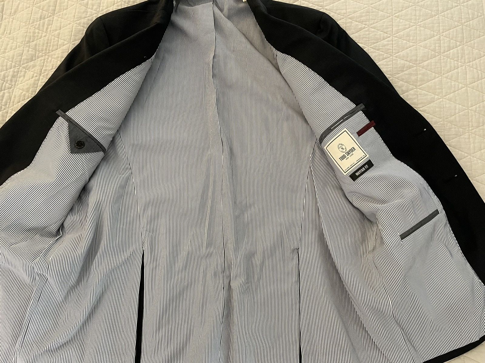 Todd Snyder MAYFAIR FIT Worsted Suit Jacket Size 44R - 7 Thumbnail