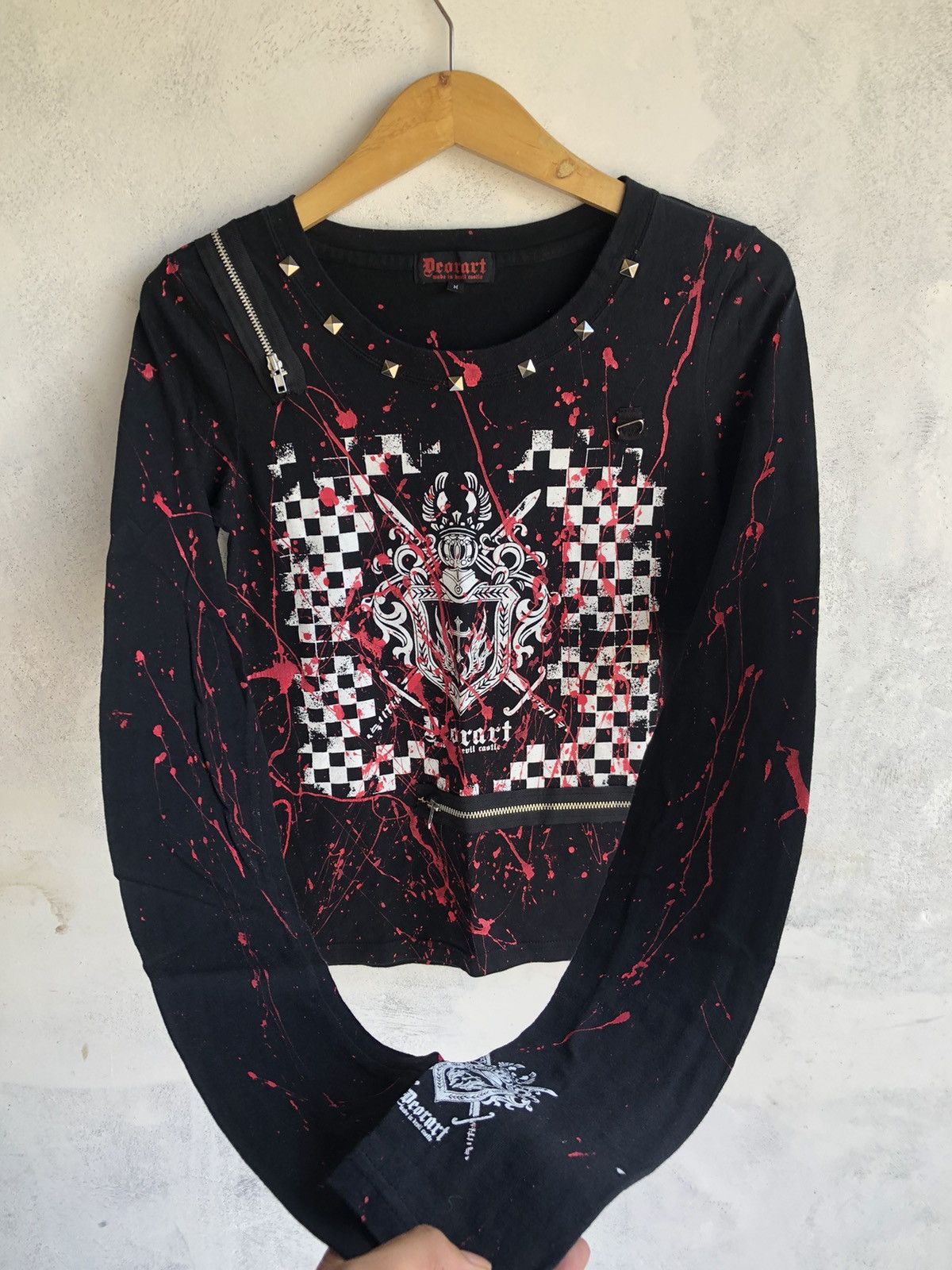 14th Addiction Japan studded Distressed Zipper Rock Punk Style Size US M / EU 48-50 / 2 - 3 Thumbnail