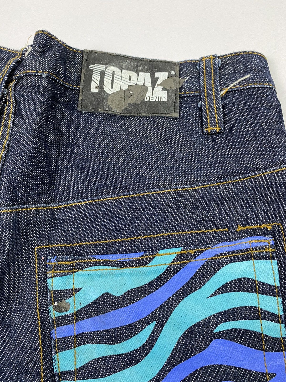 Japanese Brand japanese brand selvedge topaz jeans pant Size US 32 / EU 48 - 6 Thumbnail
