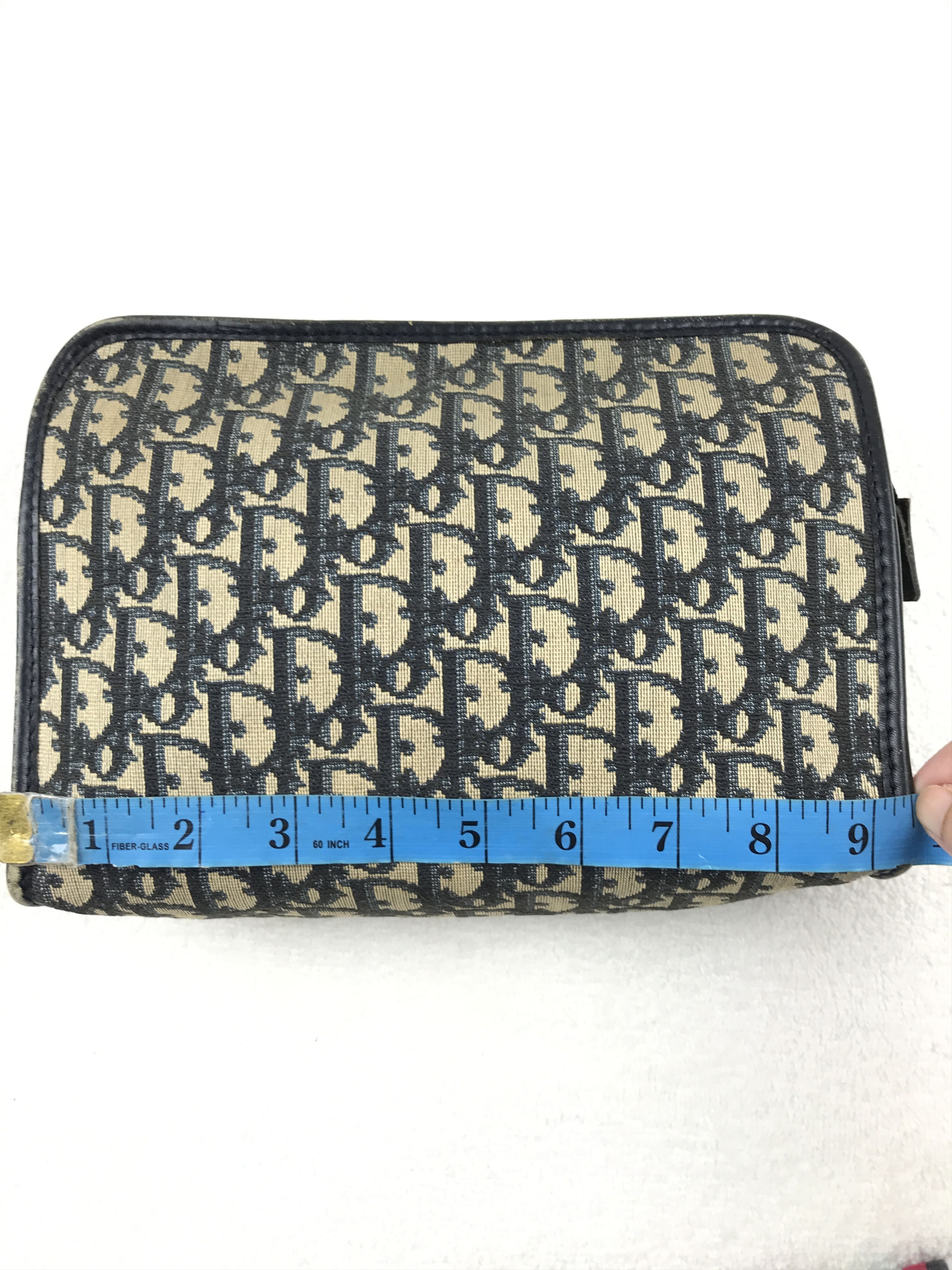 Christian Dior Monsieur Vintage Christian Dior Oblique Pouch Bag Size ONE SIZE - 7 Thumbnail