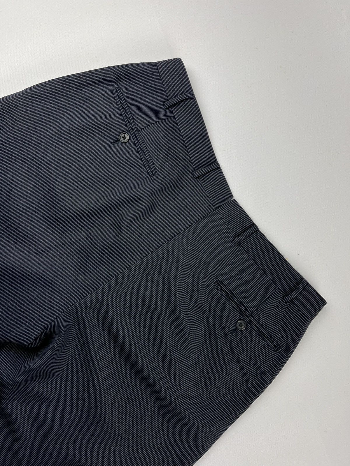 Corneliani 🕴️Corneliani formal classic suit white striped Size 52R - 10 Thumbnail