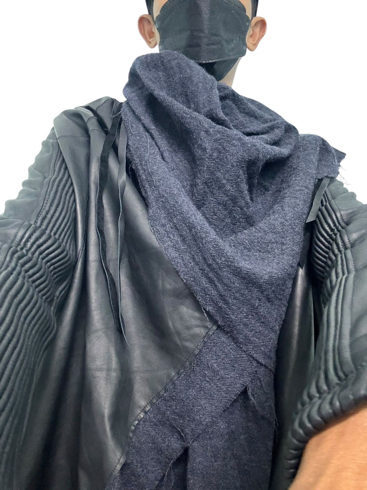 If Six Was Nine Avant Garde Obelisk Leather Jacket Size US XS / EU 42 / 0 - 7 Thumbnail