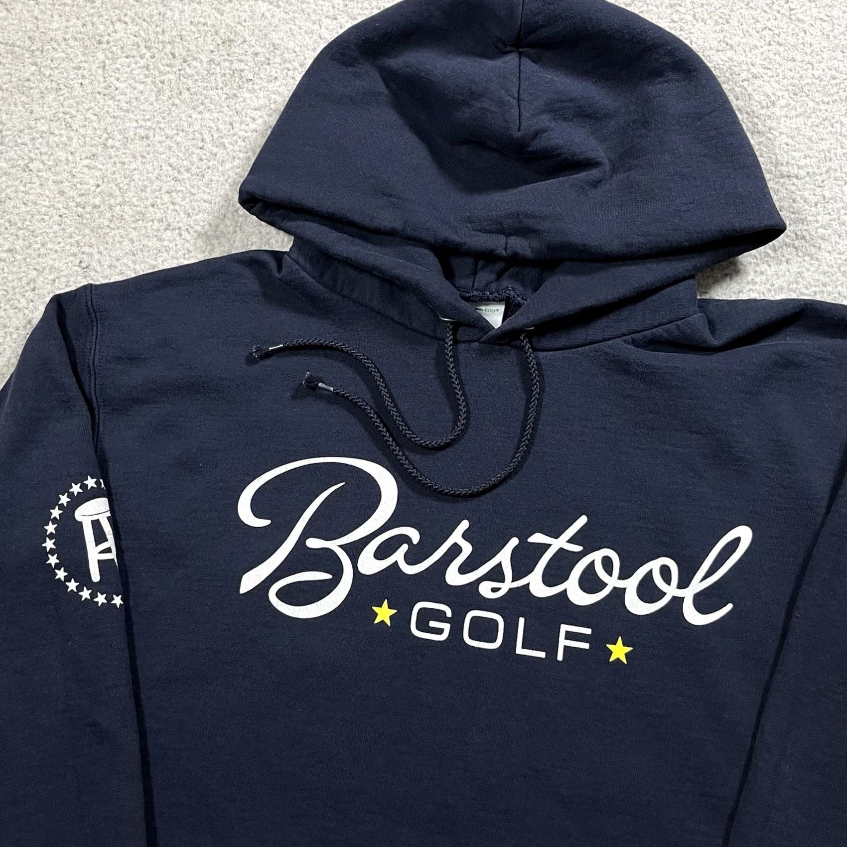 Champion Barstool Sports Hoodie Mens M Champion Pullover Sweatshirt Golf Logo Pockets Blue Barstool Champion Hoodie M Mens Golf Logo Pockets Blue Size US M / EU 48-50 / 2 - 4 Thumbnail