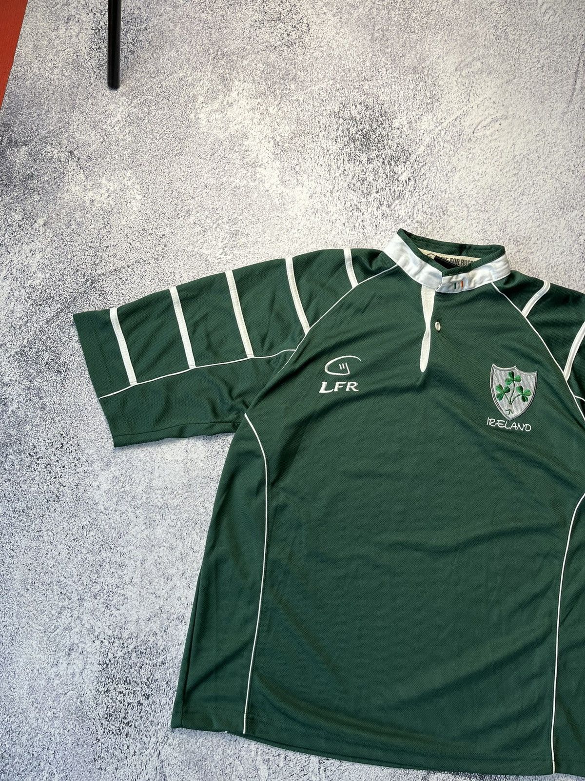 Vintage MENS LFR IRELAND Rugby For Rugby Irish Heavy Duty JERSEY Size US L / EU 52-54 / 3 - 2 Thumbnail