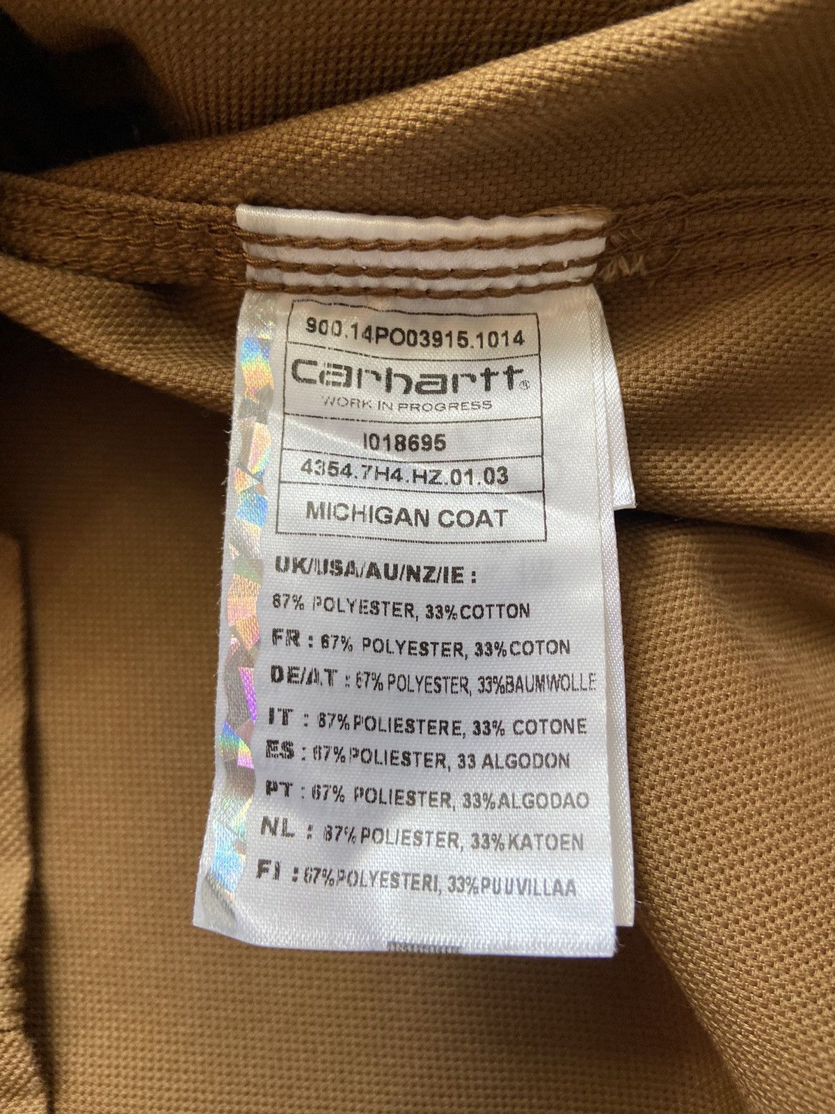 Carhartt Carhartt WIP Brown Michigan Coat Work Jacket Size US M / EU 48-50 / 2 - 6 Thumbnail
