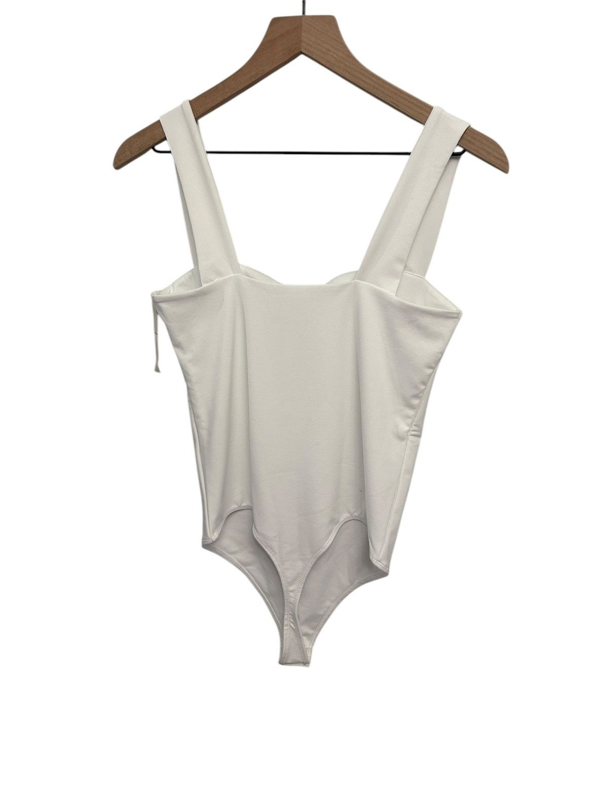 Abercrombie & Fitch Abercrombie and Fitch White Cotton Fabric Tank Bodysuit M Size M / US 6-8 / IT 42-44 - 7 Thumbnail