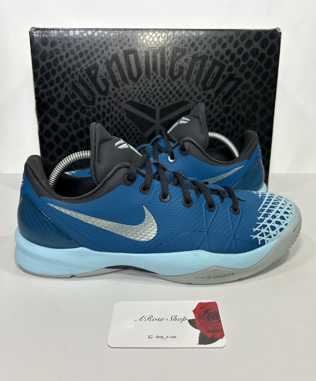 Nike Zoom Kobe Venomenon 4 Green Abyss Shoes Size 10.5 M Footwear