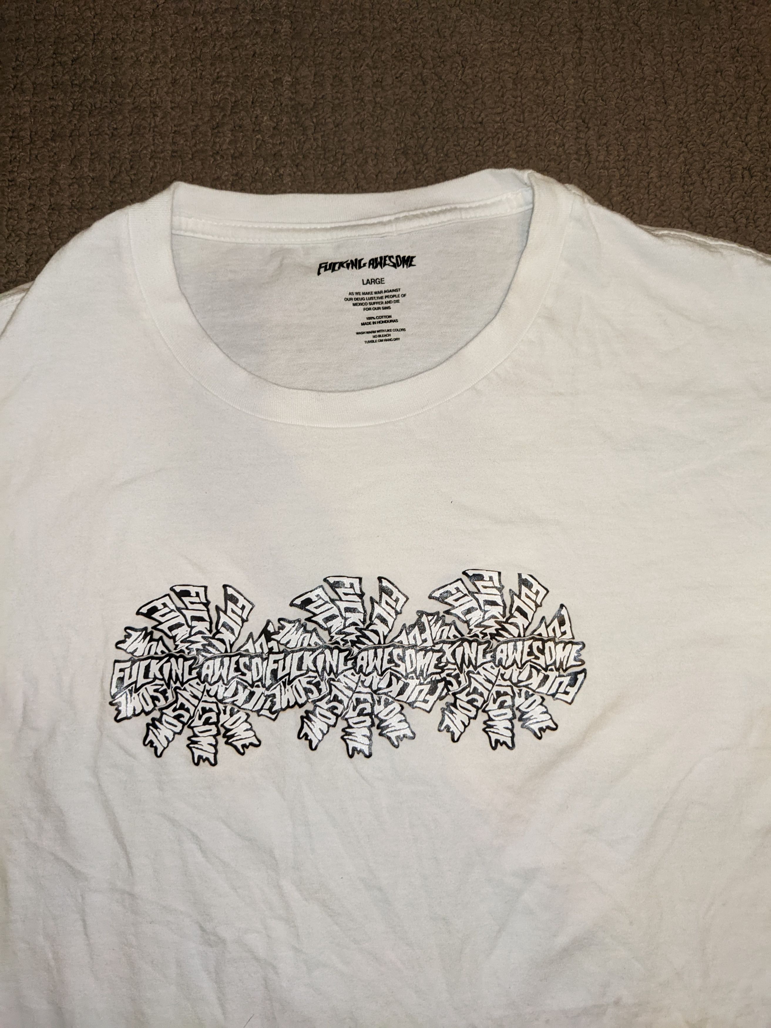 Fucking Awesome FA T Shirt Size US L / EU 52-54 / 3 - 4 Thumbnail