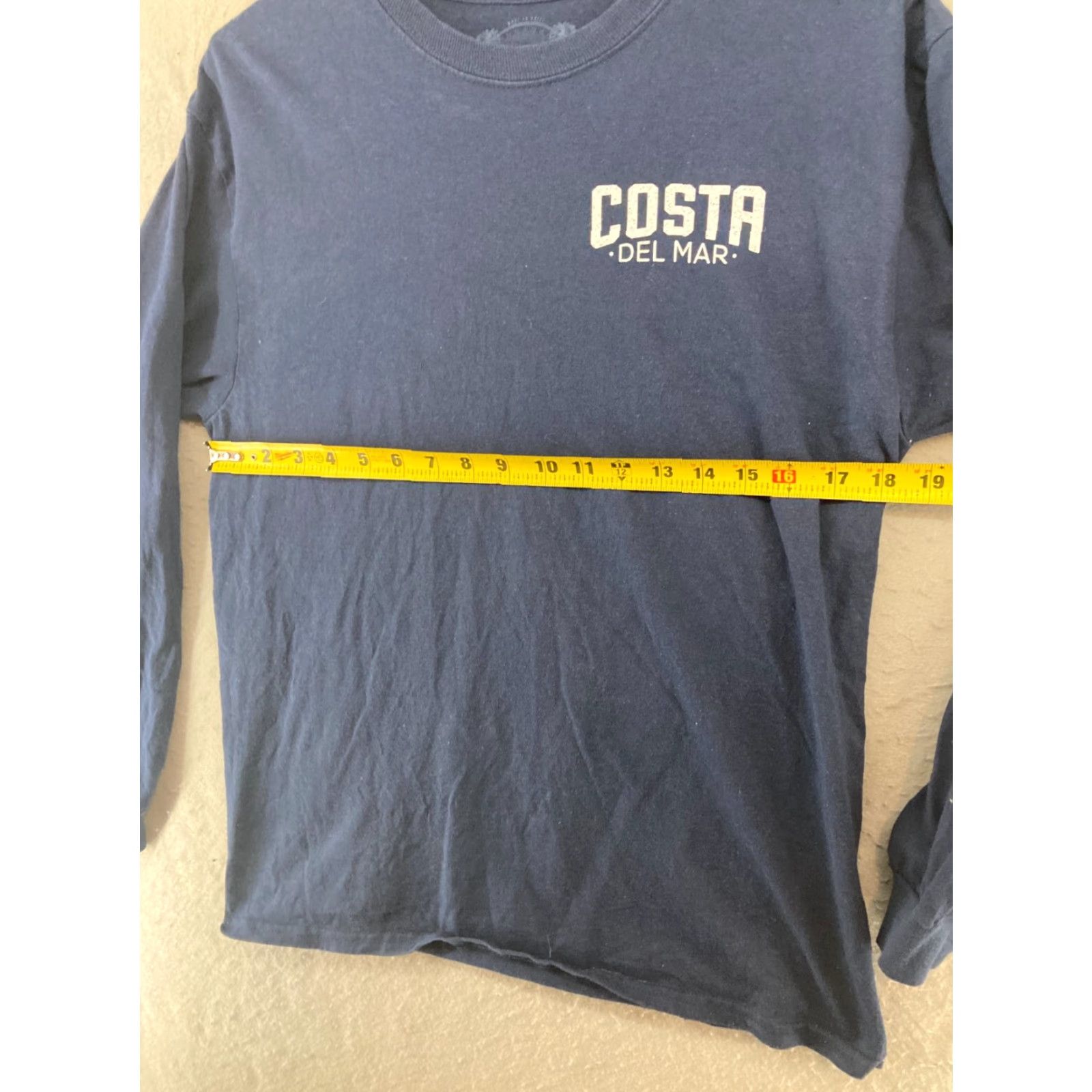 Costa Del Mar Costa Del Mar Costa Mens Long Sleeve TShirt M Blue Logo T-Shirt Men Medium Blue Costa Del Mar Logo 90s Outdoor Fish Classic Size US M / EU 48-50 / 2 - 2 Thumbnail