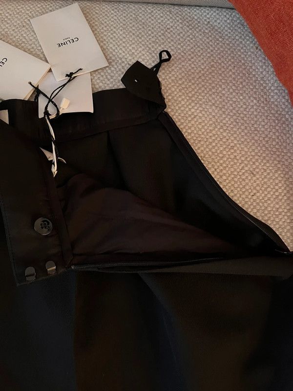 Celine Runway SS19 CELINE Hedi Slimane Zouave Black Suit Trousers Size 26" / US 2 / IT 38 - 5 Thumbnail