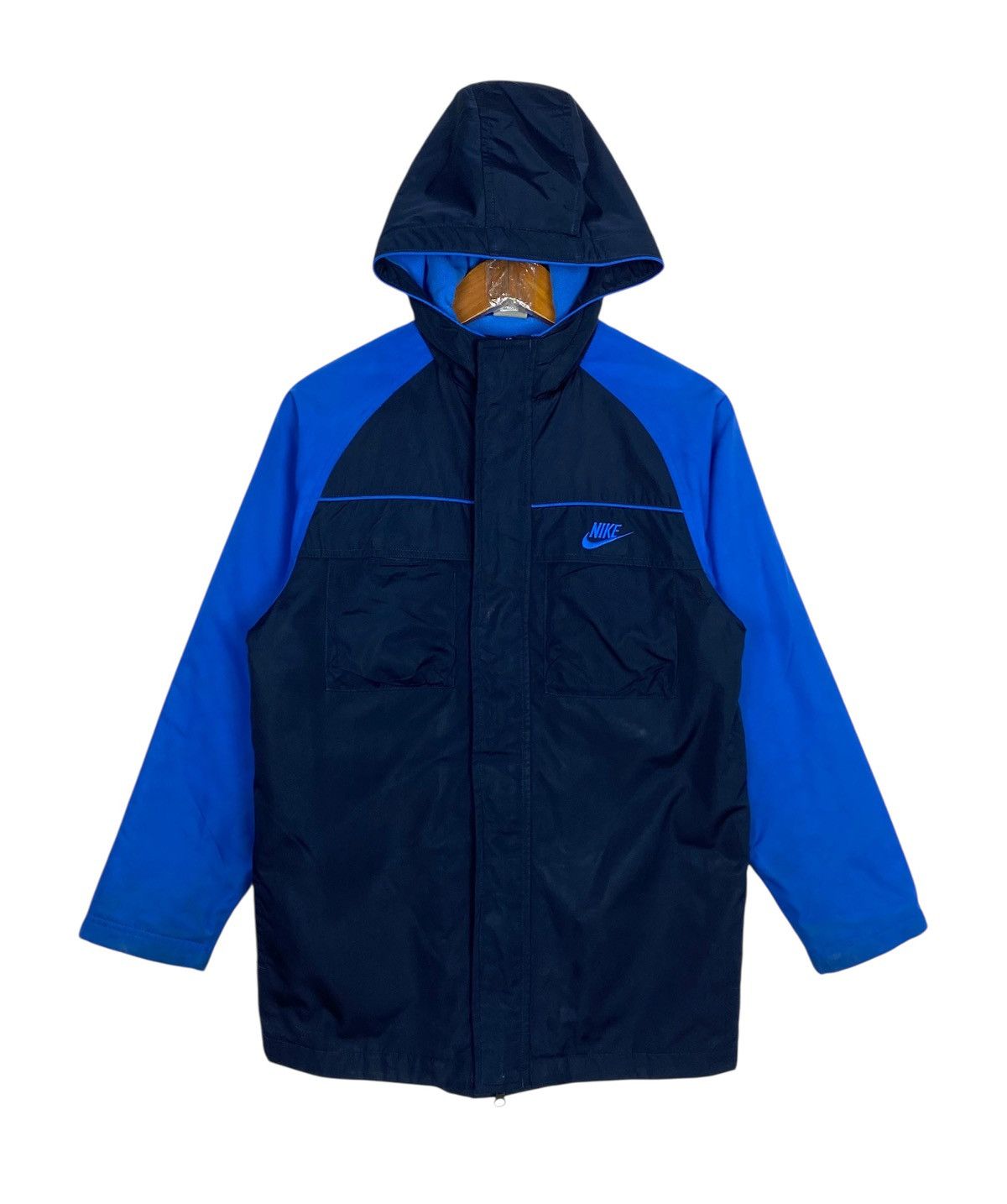 Nike Rare‼️ Nike Swoosh Big Logo Jacket Size US M / EU 48-50 / 2 - 3 Thumbnail