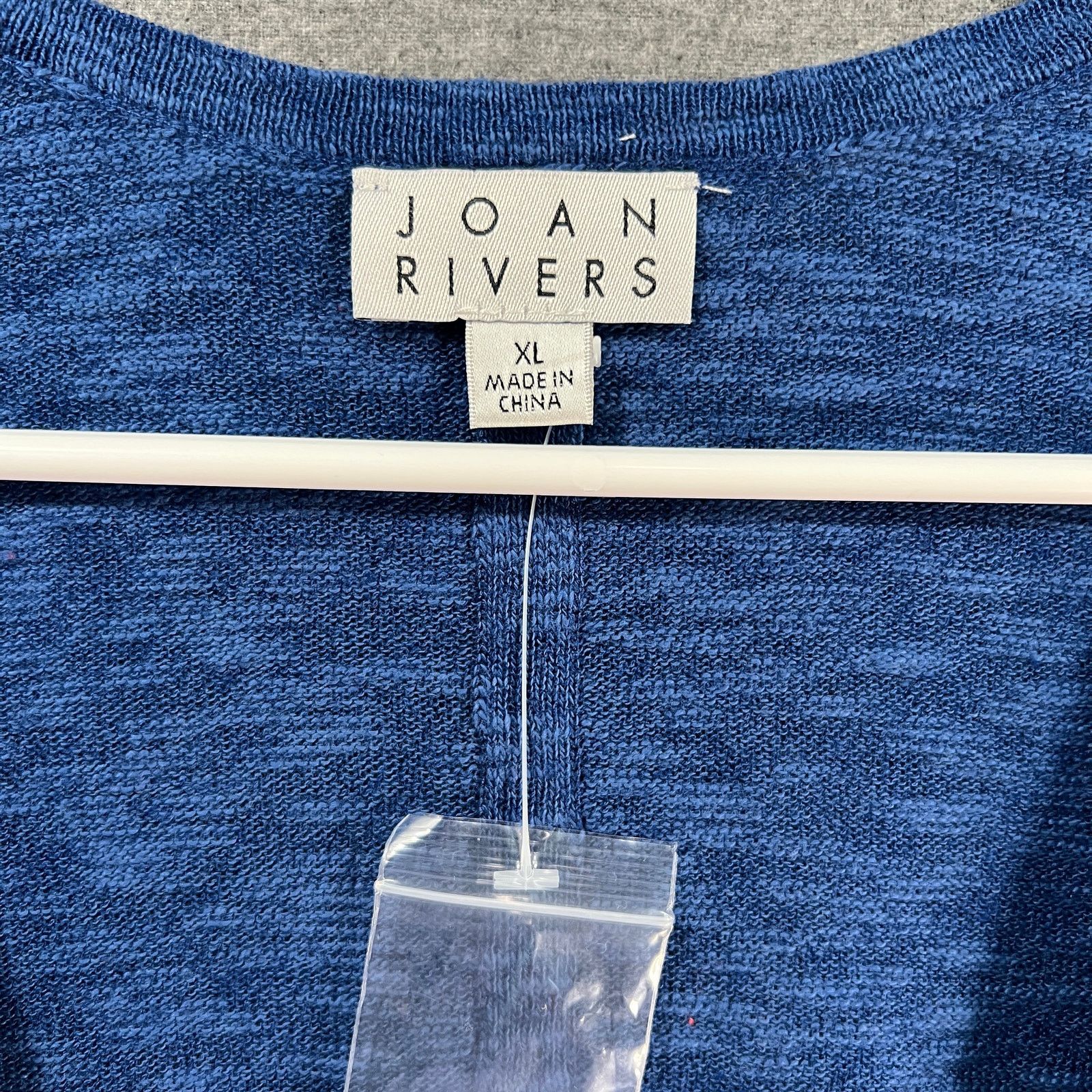 Other Joan Rivers Women's Cardigan Cotton Blend Slub Cardigan Size XL / US 12-14 / IT 48-50 - 4 Thumbnail