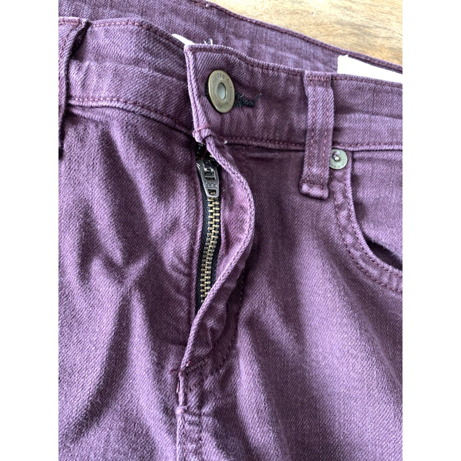 Rag & Bone VINTAGE Rag & Bone Jeans Womens Purple Stretch Low Denim Skinny Jeans 28 Purple USA Women Slim 29in Inseam Jeans Boys Girls Mens Size 28" / US 6 / IT 42 - 6 Thumbnail