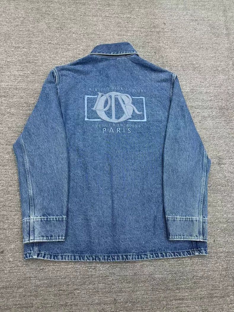 Dior dior new distressed denim jacket-2507 Size US XL / EU 56 / 4 - 2 Thumbnail