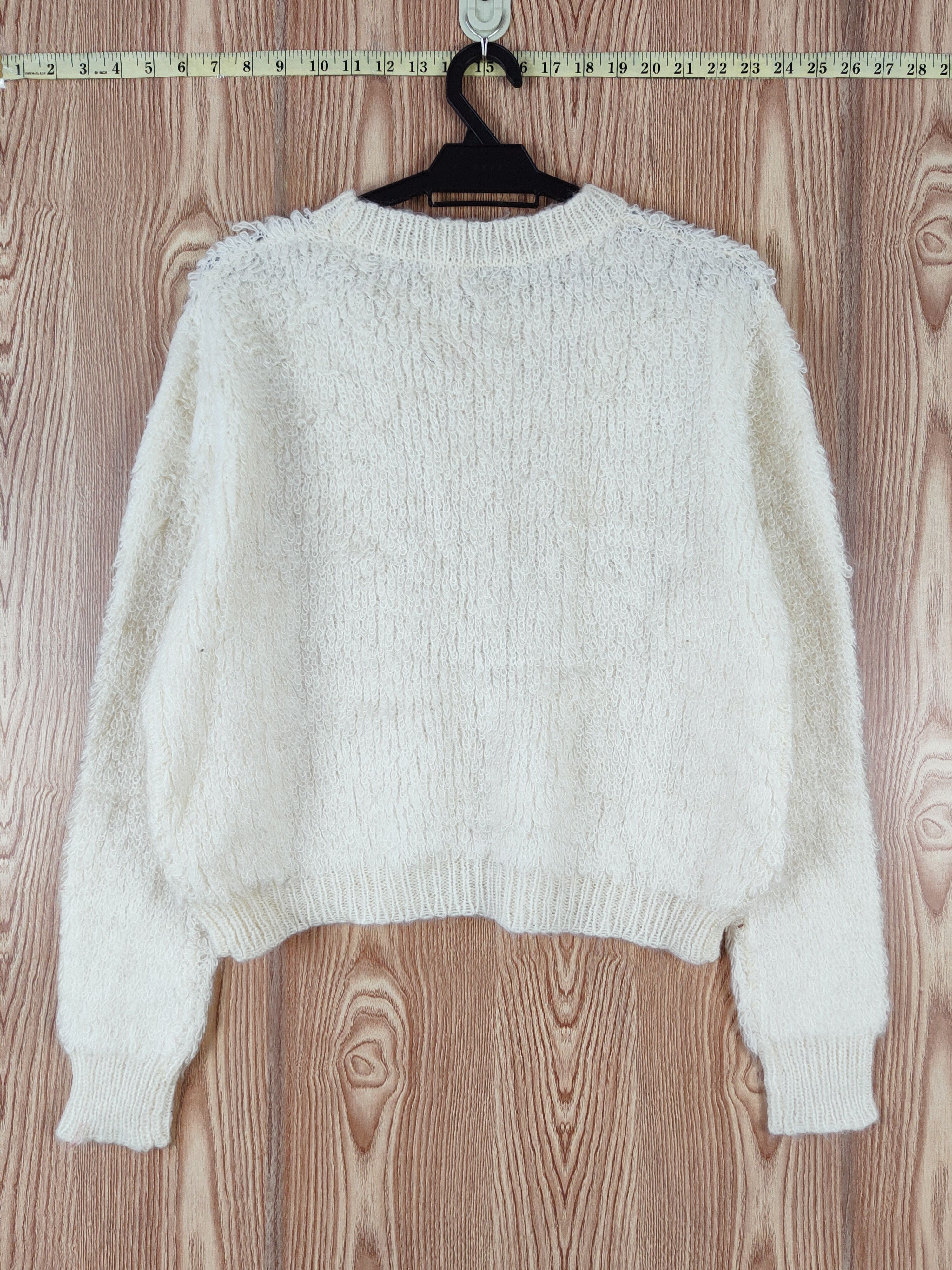 Japanese Brand Japanese Brand Ivory Knitwear Sweatshirts #W766 Size US M / EU 48-50 / 2 - 7 Thumbnail