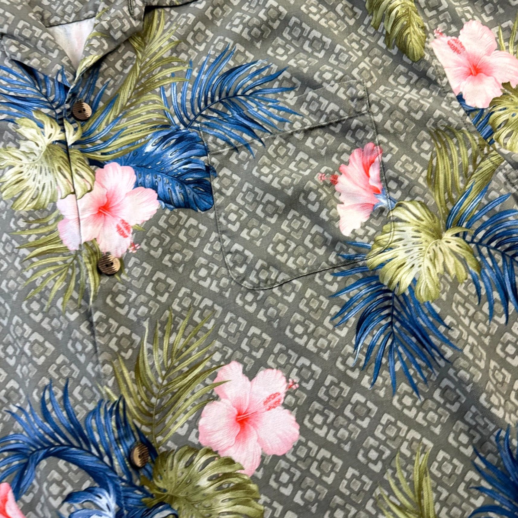 Tommy Bahama Tommy Bahama Shirt Mens 3XL XXXL Green Silk Short Sleeve Camp Size US XXL / EU 58 / 5 - 4 Thumbnail