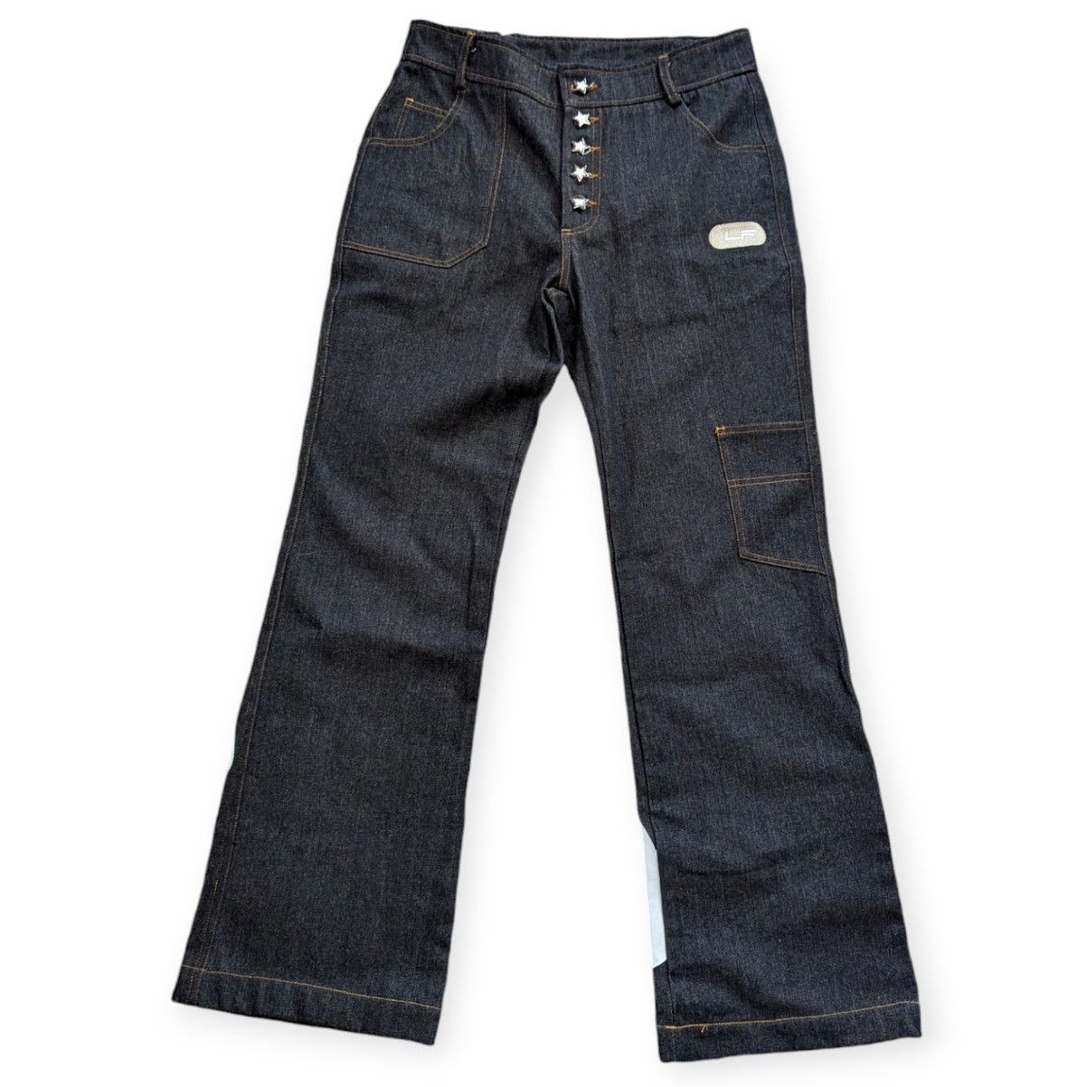 La Fam Amsterdam La Fam X Dutreuil Paris Jeans Logo Screenprint Size Large Size US 34 / EU 50 - 13 Thumbnail