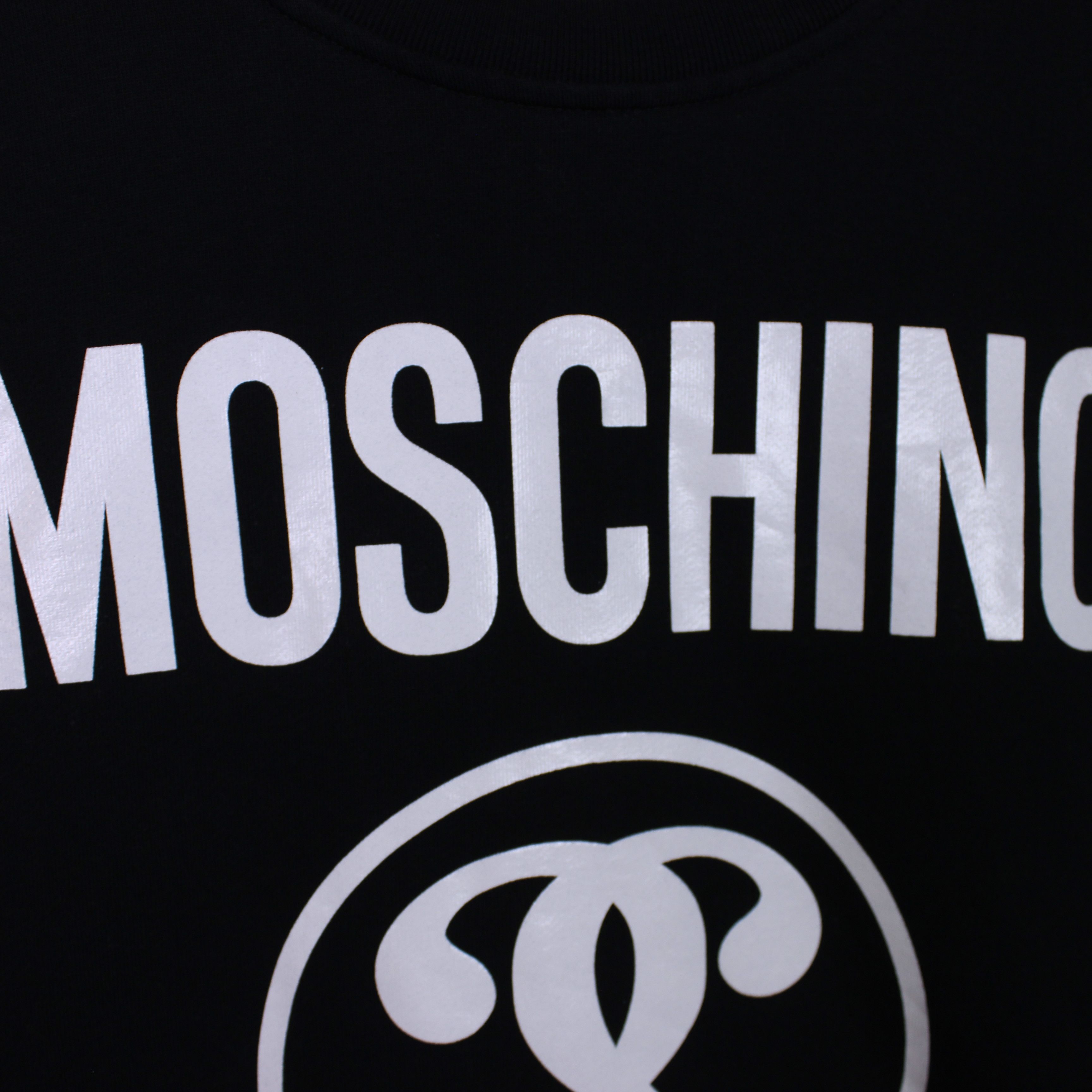 Moschino × Vintage Moschino Couture sweatshirt big logo centr black M L 181Z Size US L / EU 52-54 / 3 - 4 Thumbnail