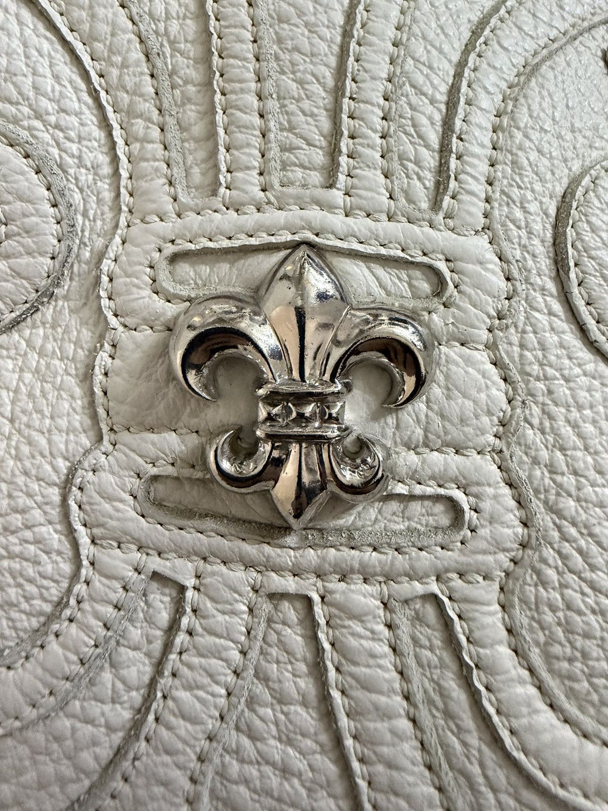 Chrome Hearts Chrome Hearts White Fleur Patch Tote Bag Size ONE SIZE - 13 Thumbnail