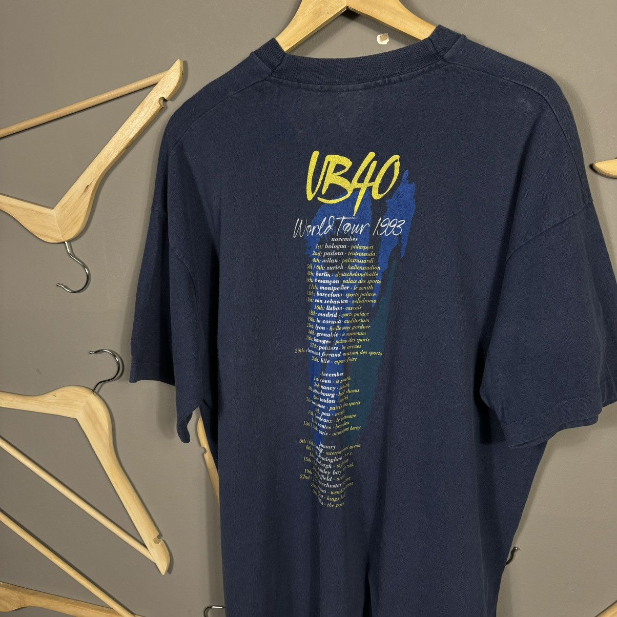 Band Tees × Vintage Vintage 1993 UB40 World Tour T-shirt Size US XL / EU 56 / 4 - 8 Thumbnail