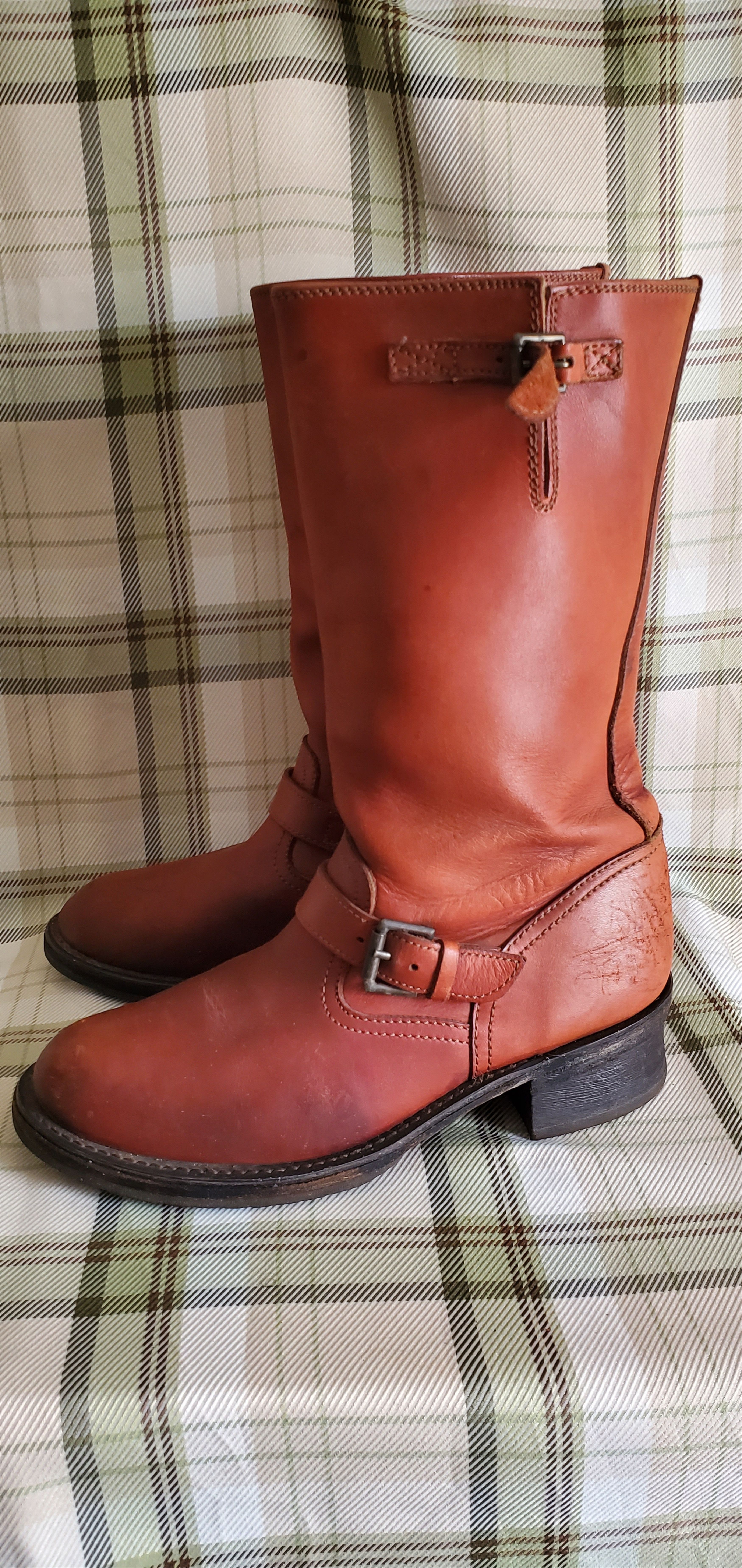 Frye Frye Engineer Pull On Biker Boots Size US 9 / IT 39 - 1 Thumbnail