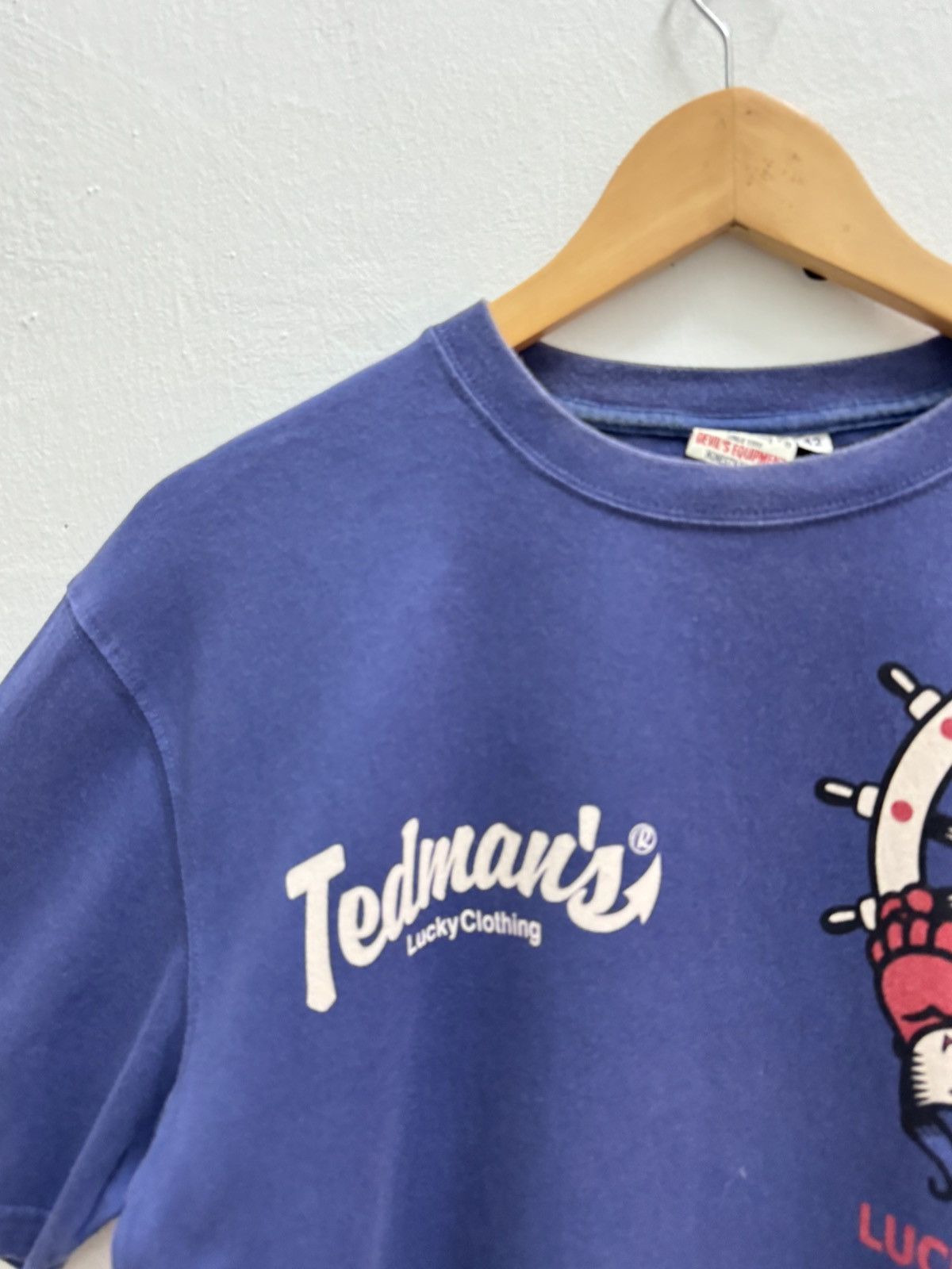 Tedman Vintage Tedman Sailor Teddy Lucky Red Devils Tee Size US M / EU 48-50 / 2 - 9 Thumbnail