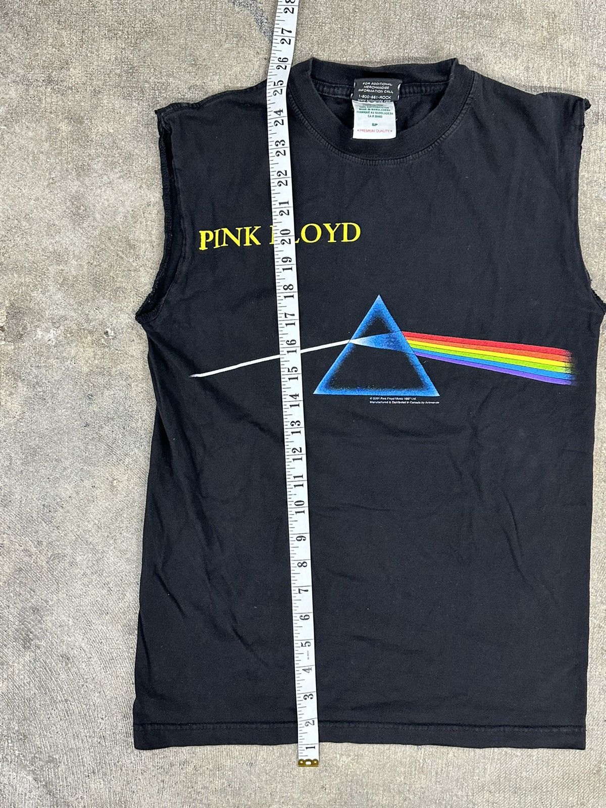 Band Tees × Vintage Crazy Y2K Pink Floyd Dark Side Of The Moon Band Tank Top Size S / US 4 / IT 40 - 9 Thumbnail