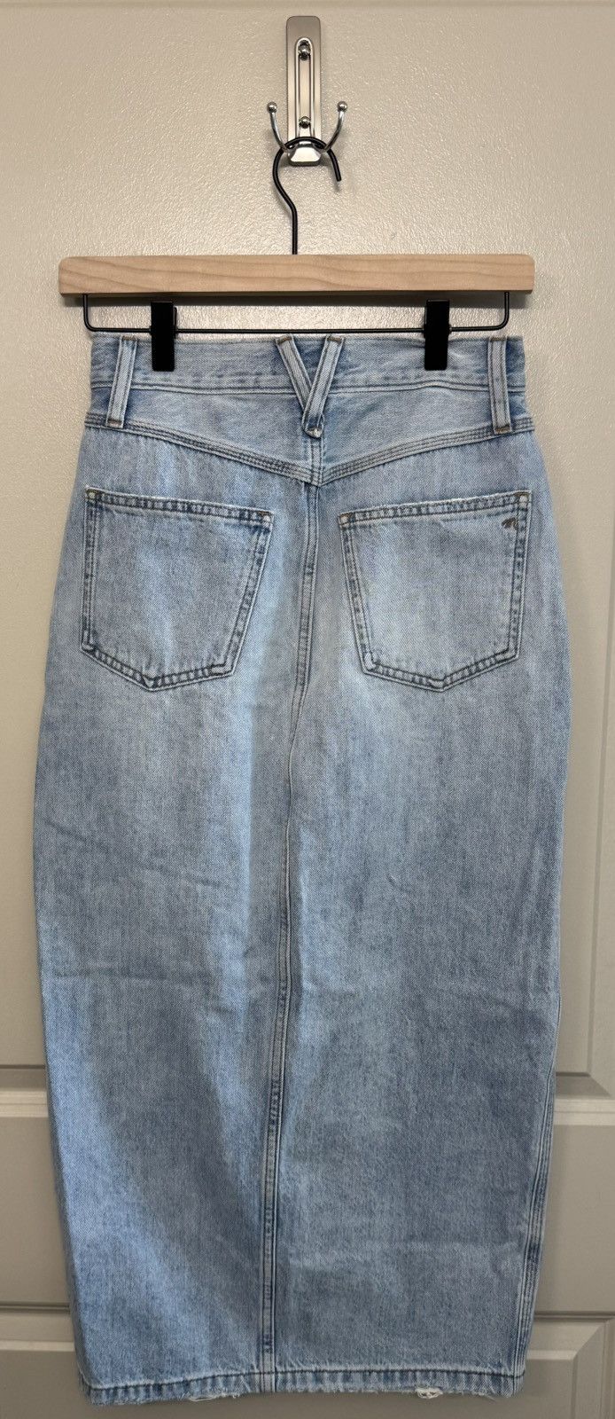Madewell Madewell denim midi skirt Size 23" - 3 Thumbnail