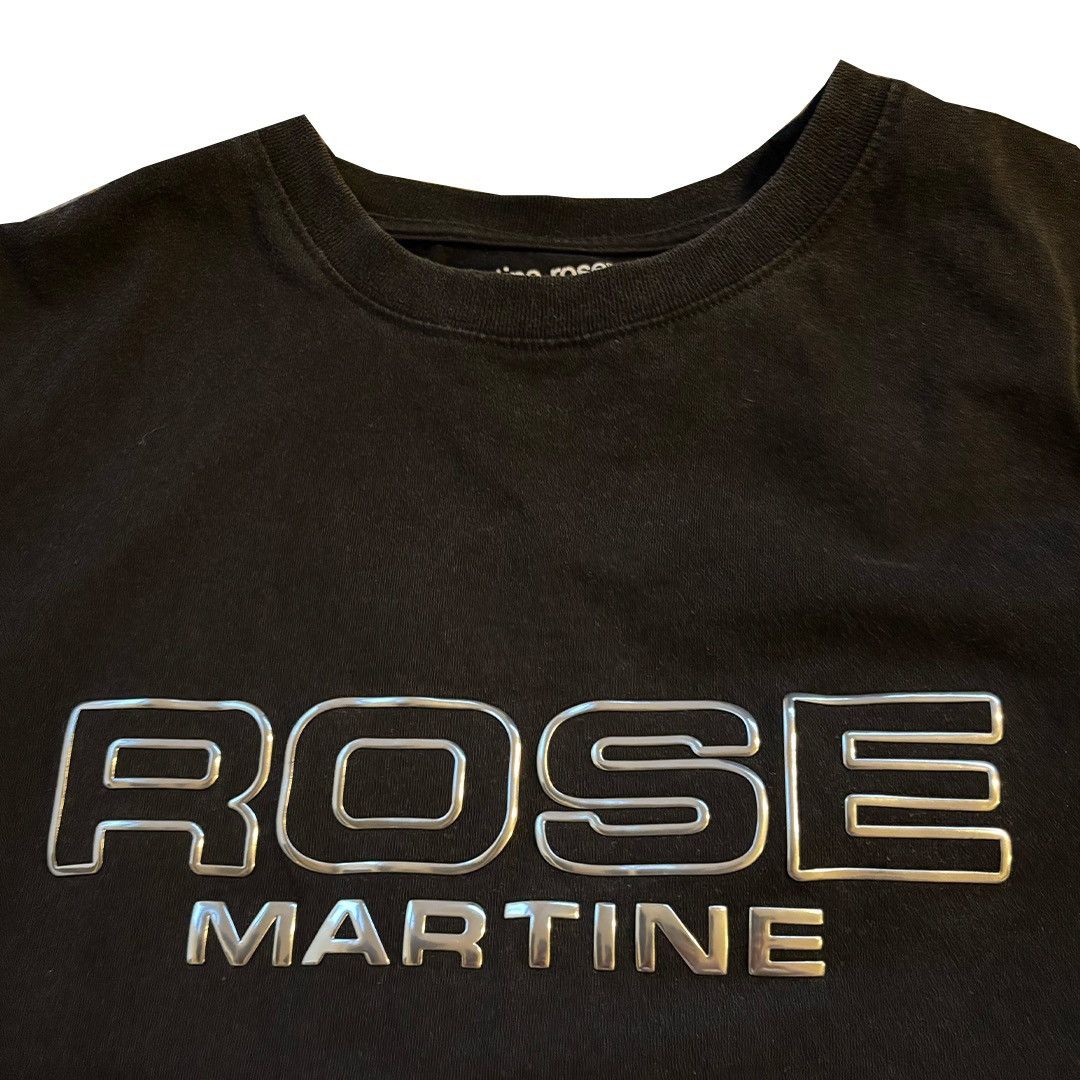 Martine Rose Martine Rose Metallic Logo Tee Size US M / EU 48-50 / 2 - 2 Thumbnail