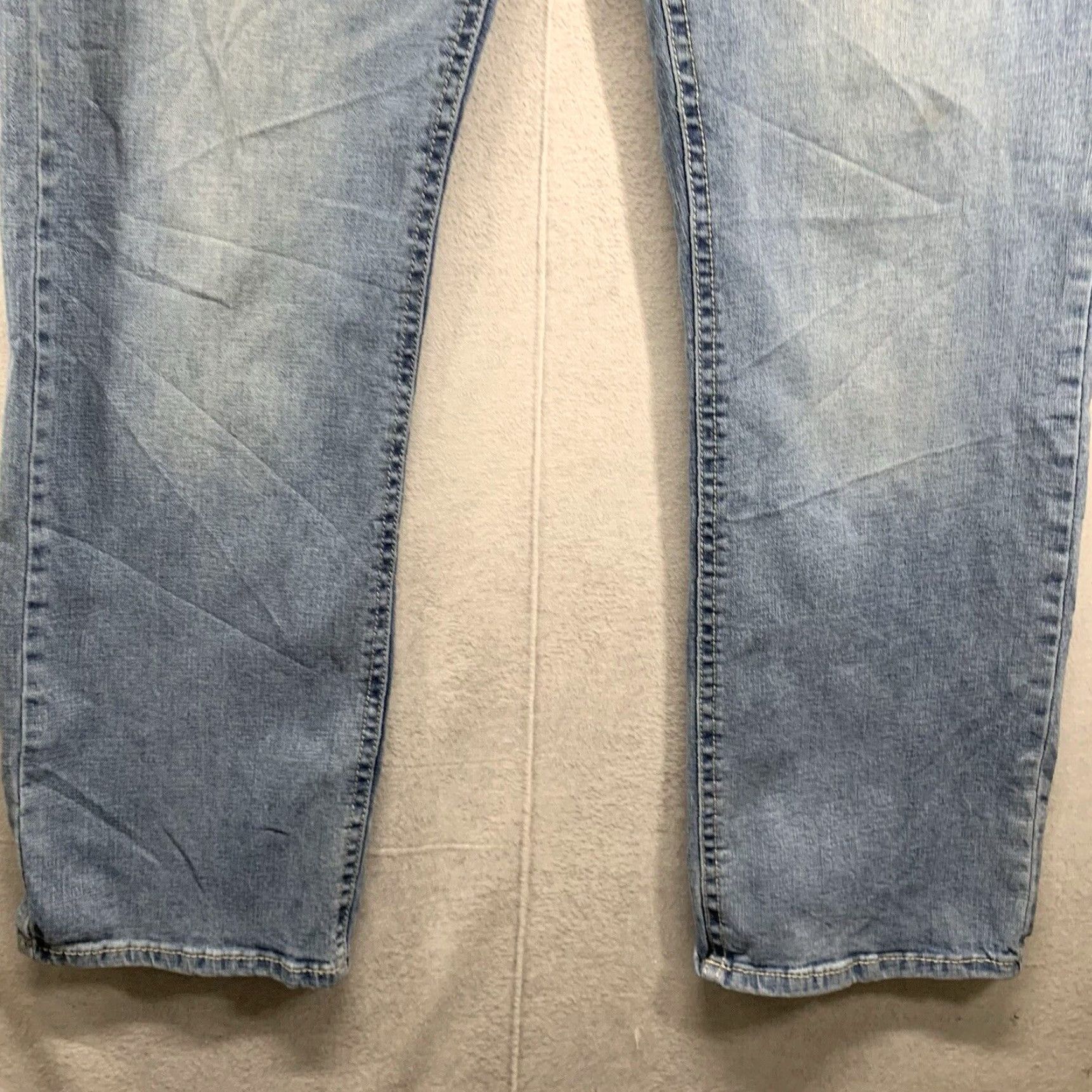 Denime VINTAGE Axel Jeans Men 36x32 Slim Bootcut Denim Light Wash Casual Pants Size US 36 / EU 52 - 7 Thumbnail