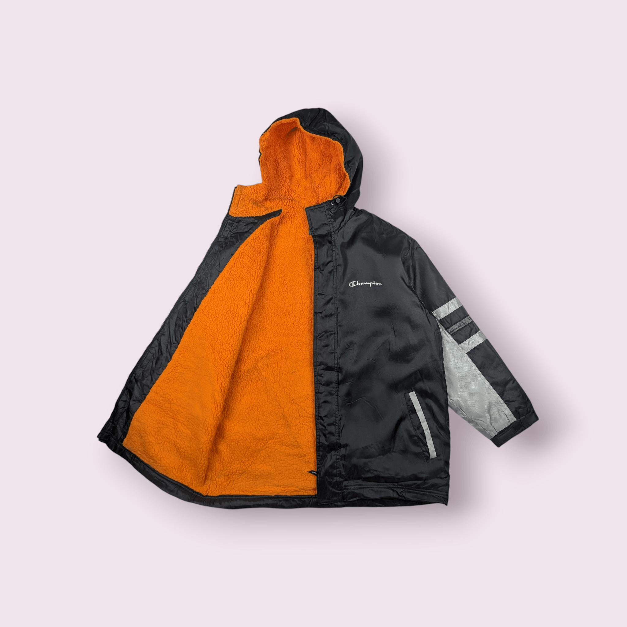 Champion CHAMPION Back Spell Out Winter Snow Windbreaker Jacket Size US S / EU 44-46 / 1 - 1 Thumbnail
