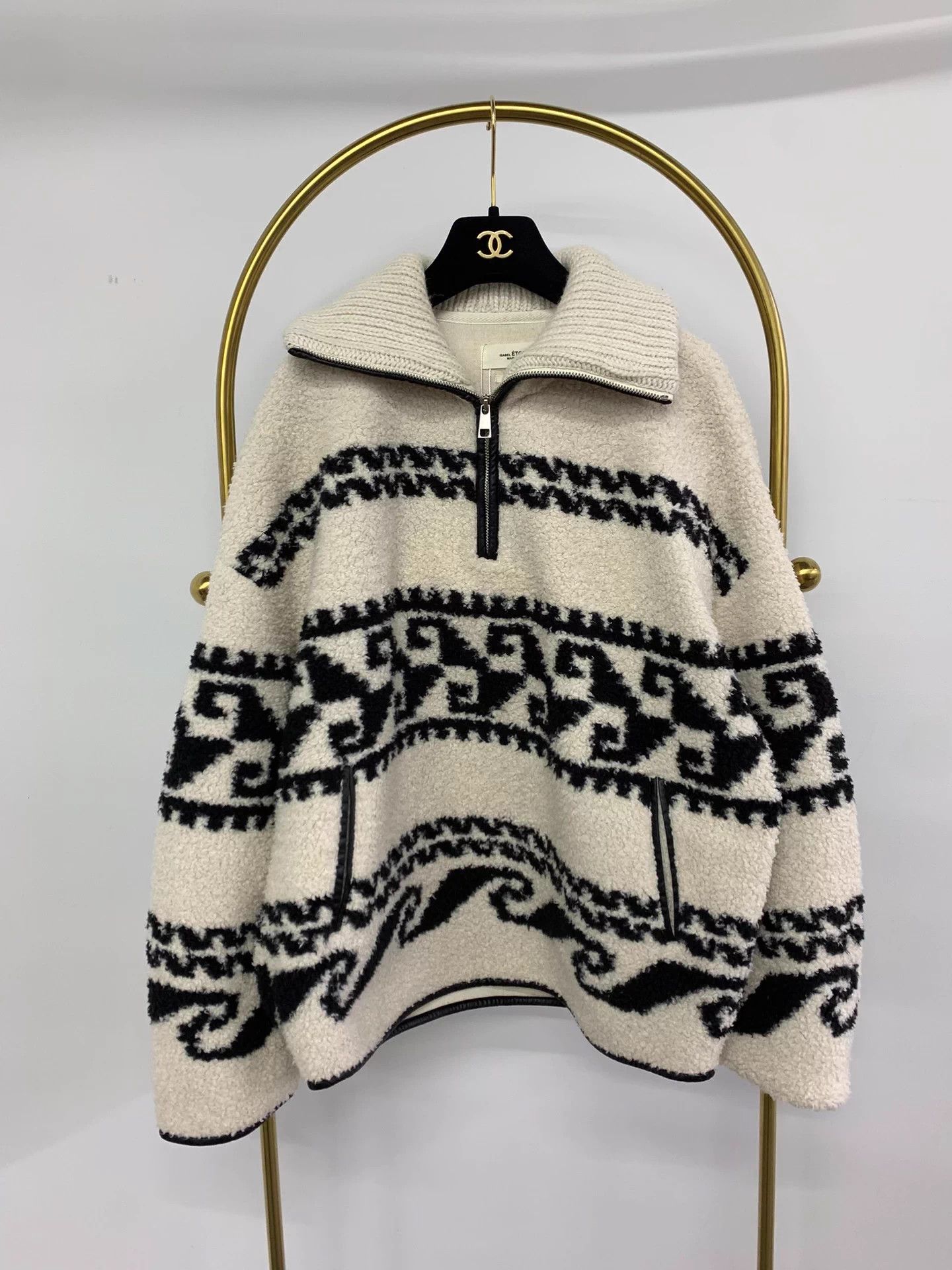 Isabel Marant Isabel Marant lamb wool print sweater 36 NWT Size XS / US 0-2 / IT 36-38 - 1 Thumbnail