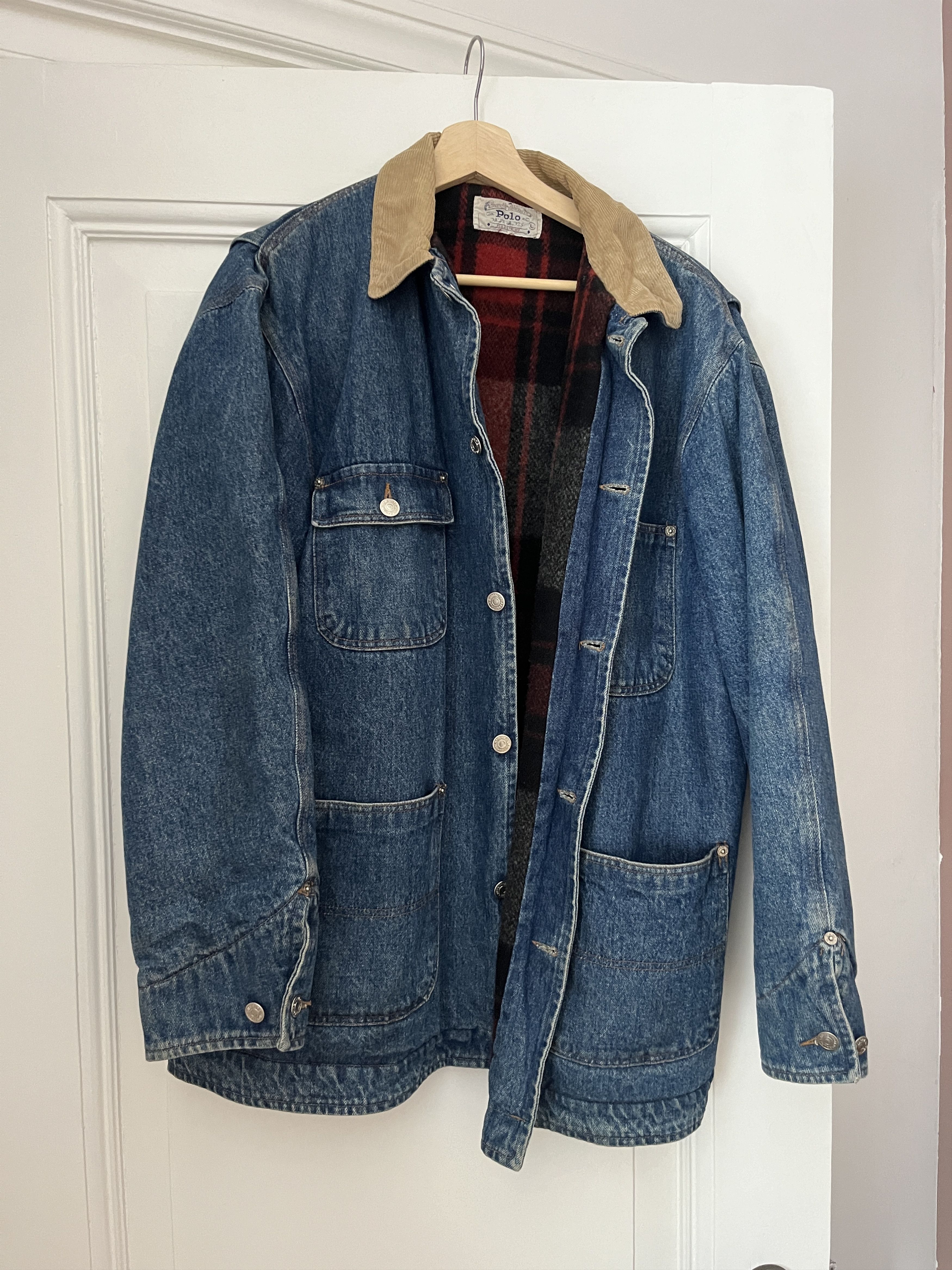 Polo Ralph Lauren Vintage Denim Jacket with wool lining Polo Ralph Lauren Size US L / EU 52-54 / 3 - 8 Thumbnail