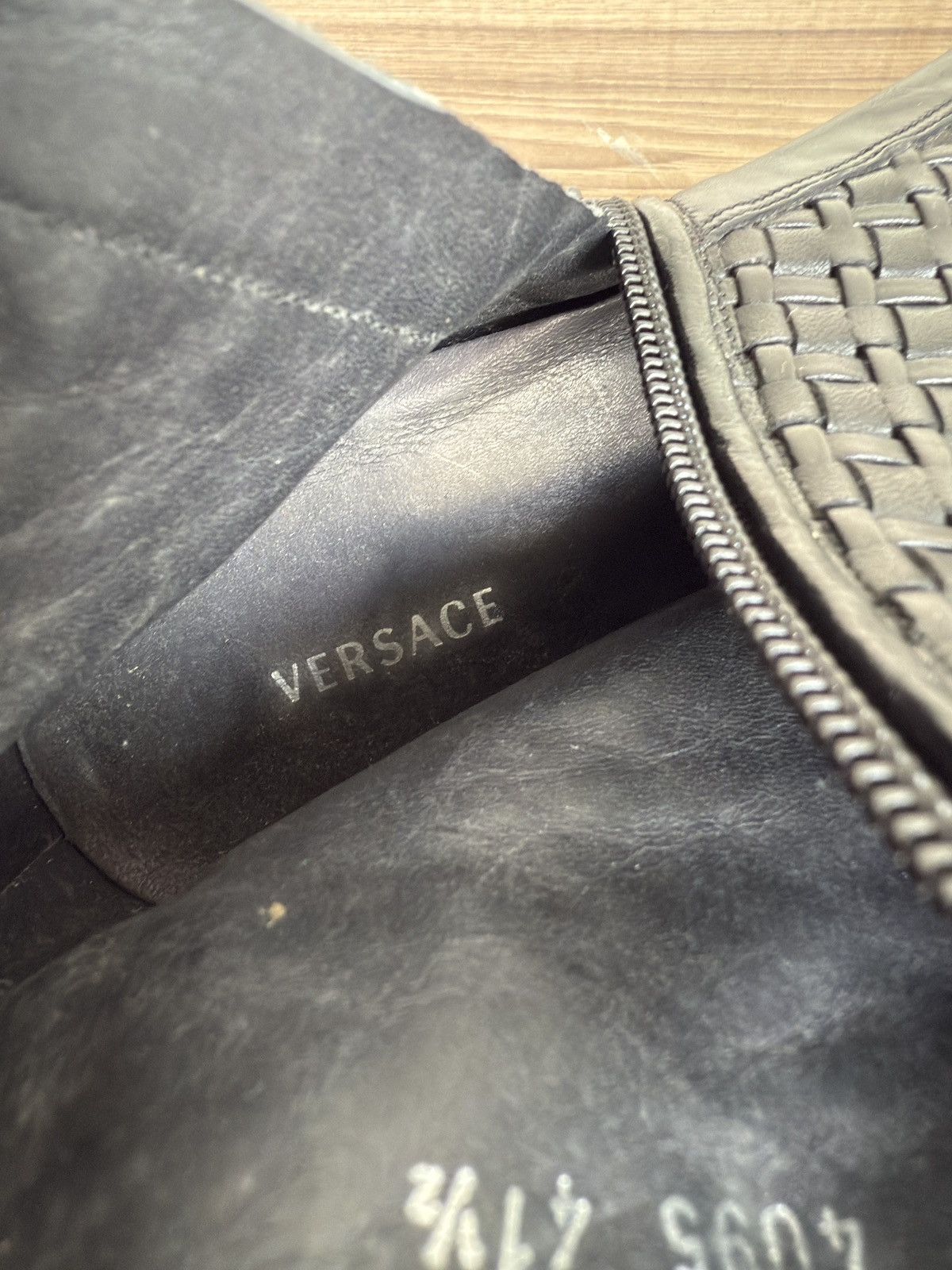 Versace Versace⚫️🔥Chelsea boots alternative of wyatt by saint laurent Size US 8.5 / EU 41-42 - 15 Thumbnail