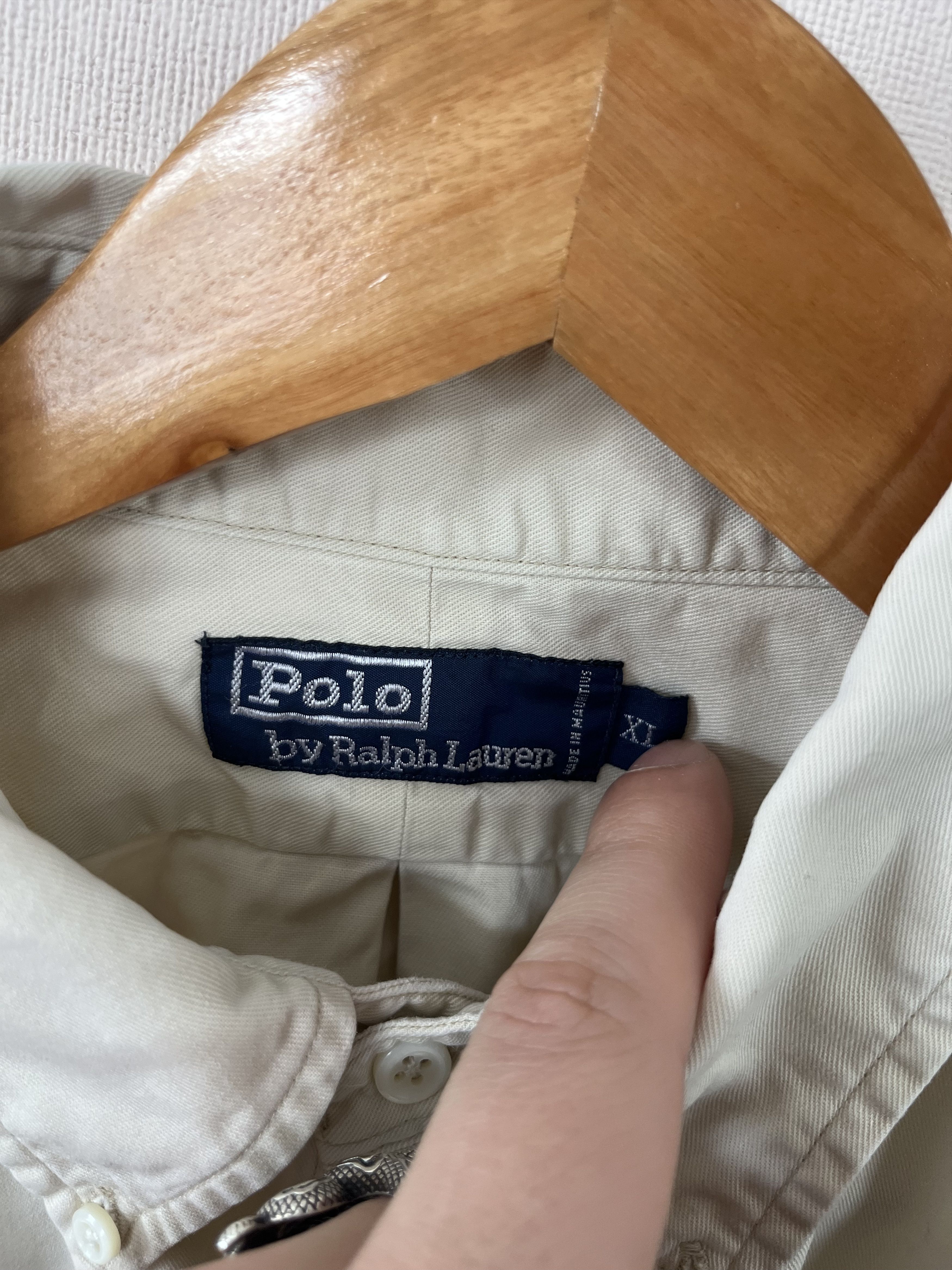 Polo Ralph Lauren Vintage Polo Ralph Lauren Boxy Shirt Men XL Button Size US XL / EU 56 / 4 - 5 Thumbnail