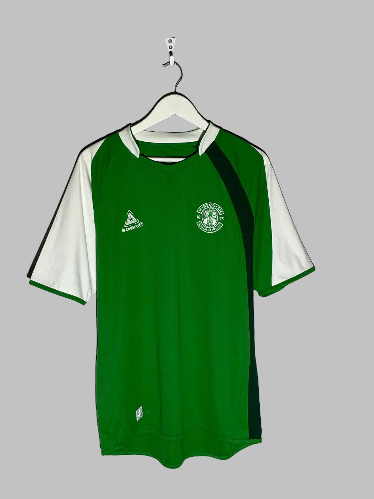 Vintage Hibernian FC Le Coq Sportif Vintage Football Shirt Size US L / EU 52-54 / 3 - 1 Thumbnail
