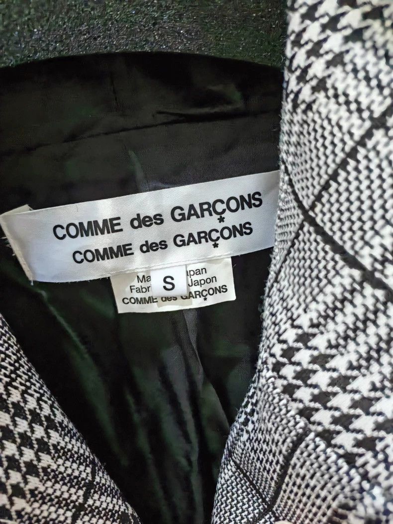 Comme des Garcons Comme Des Garcons Embroidered houndstooth coat Size S / US 4 / IT 40 - 7 Thumbnail