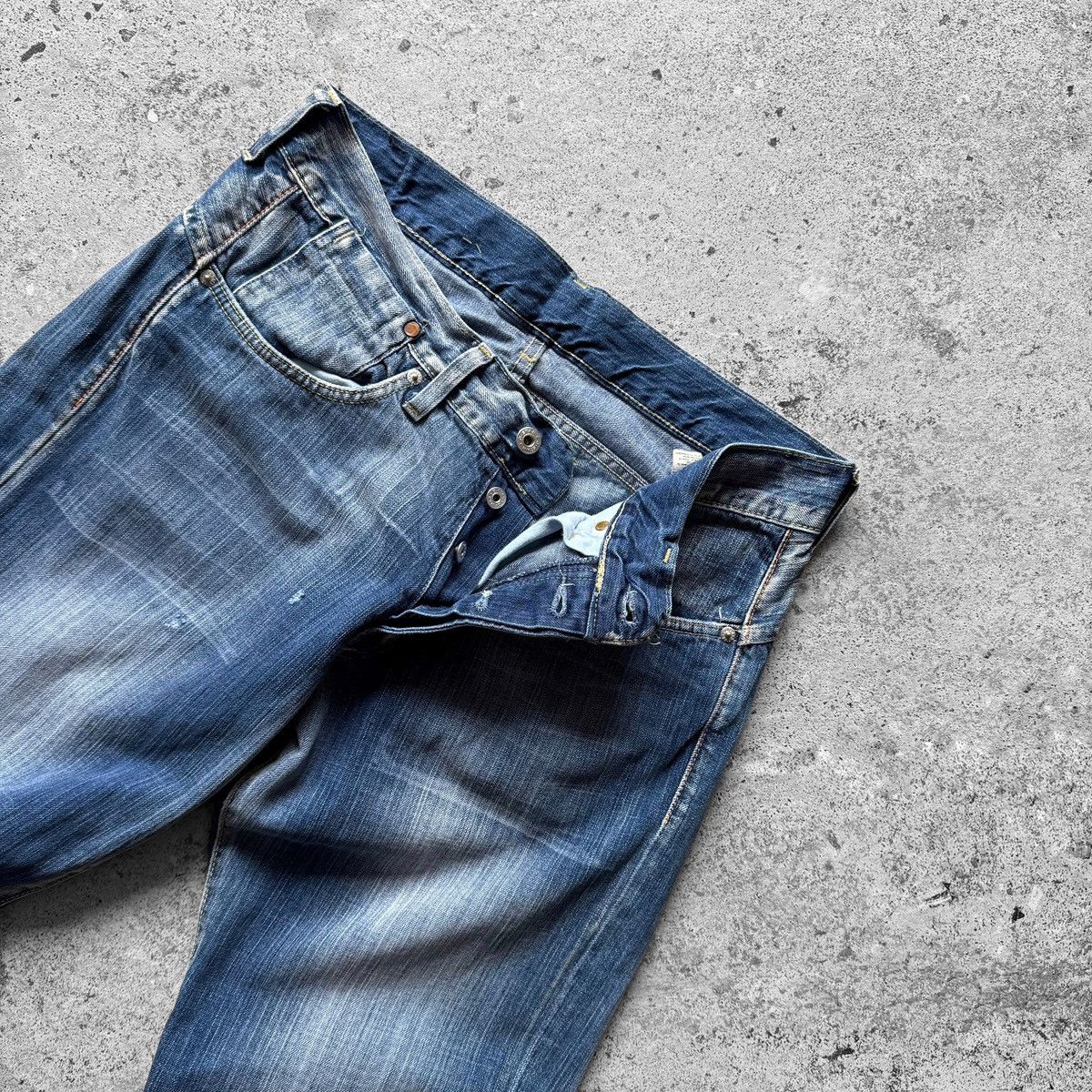G-Star G-Star Raw Mens Vintage Y2K Blue Wide Leg Baggy Denim Jeans Size US 34 / EU 50 - 3 Thumbnail
