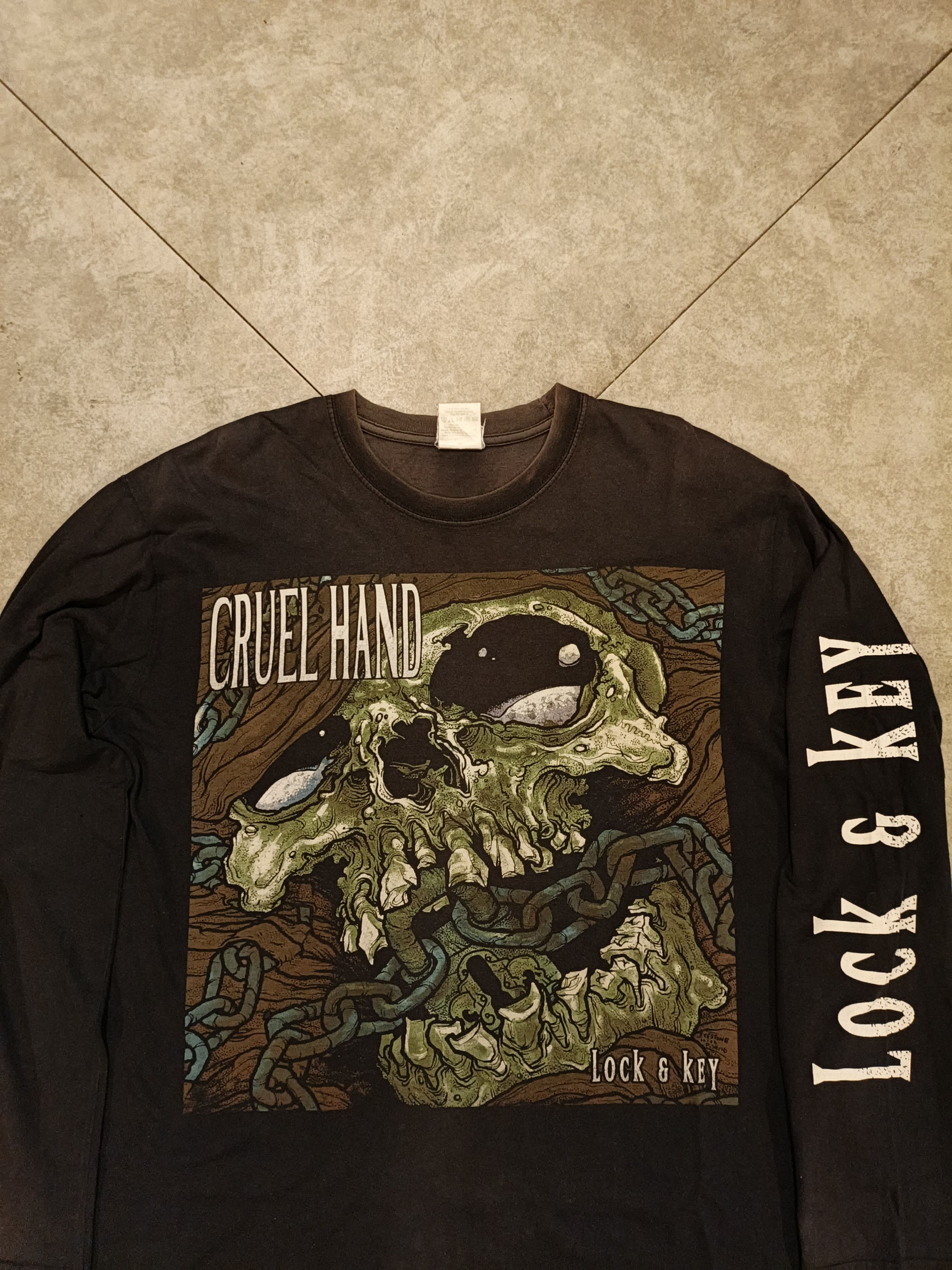 Band Tees Vintage Cruel Hand Lock & Key Long Sleeve Hardcore Band Tee Size US L / EU 52-54 / 3 - 2 Thumbnail