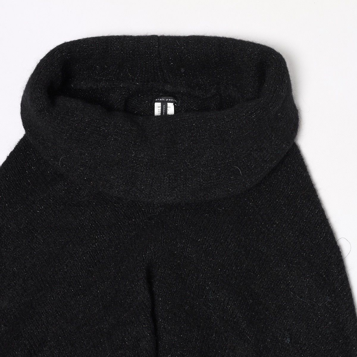 Sarah Pacini Sarah Pacini Poncho Cape Oversize Acrylic Nylon Mohair Visco Size ONE SIZE - 2 Thumbnail