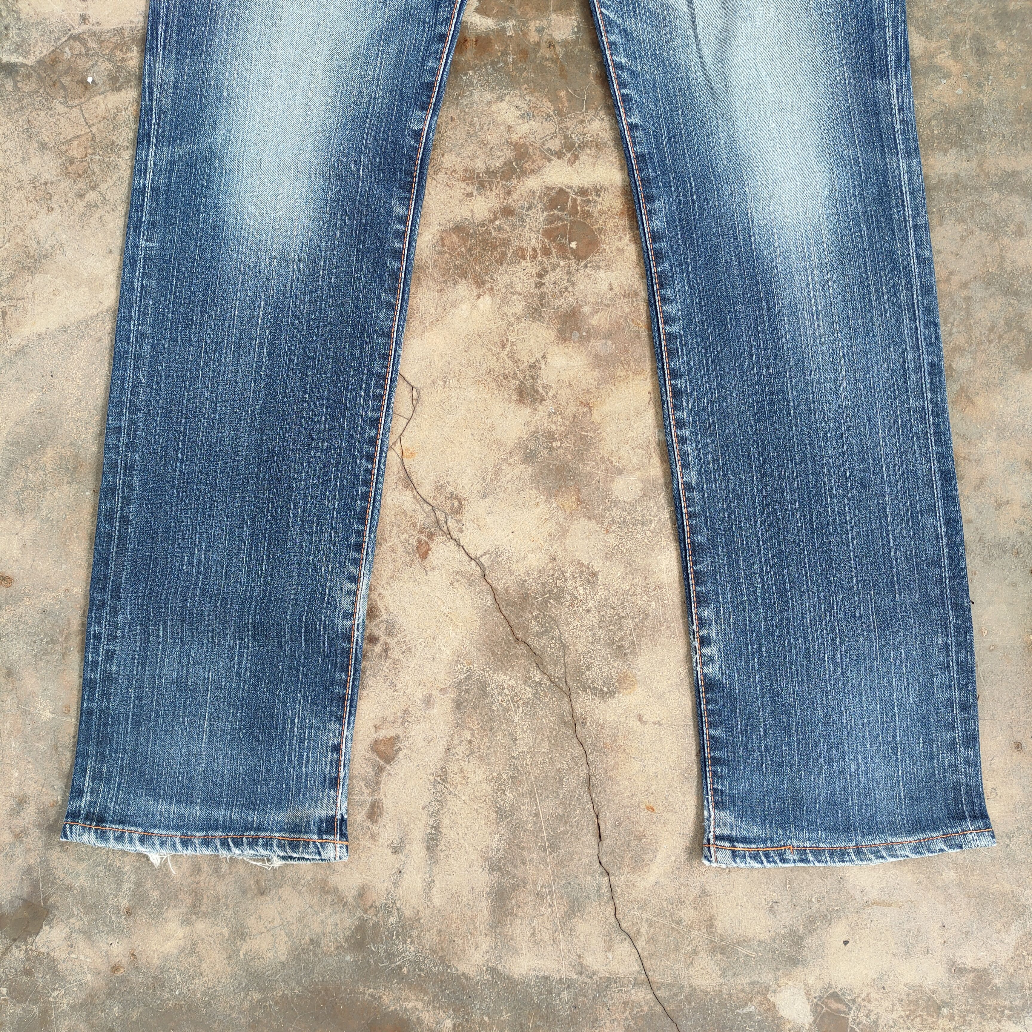 Edwin Vintage Edwin 503 Faded ripped denim jeans pants Size US 33 - 4 Thumbnail