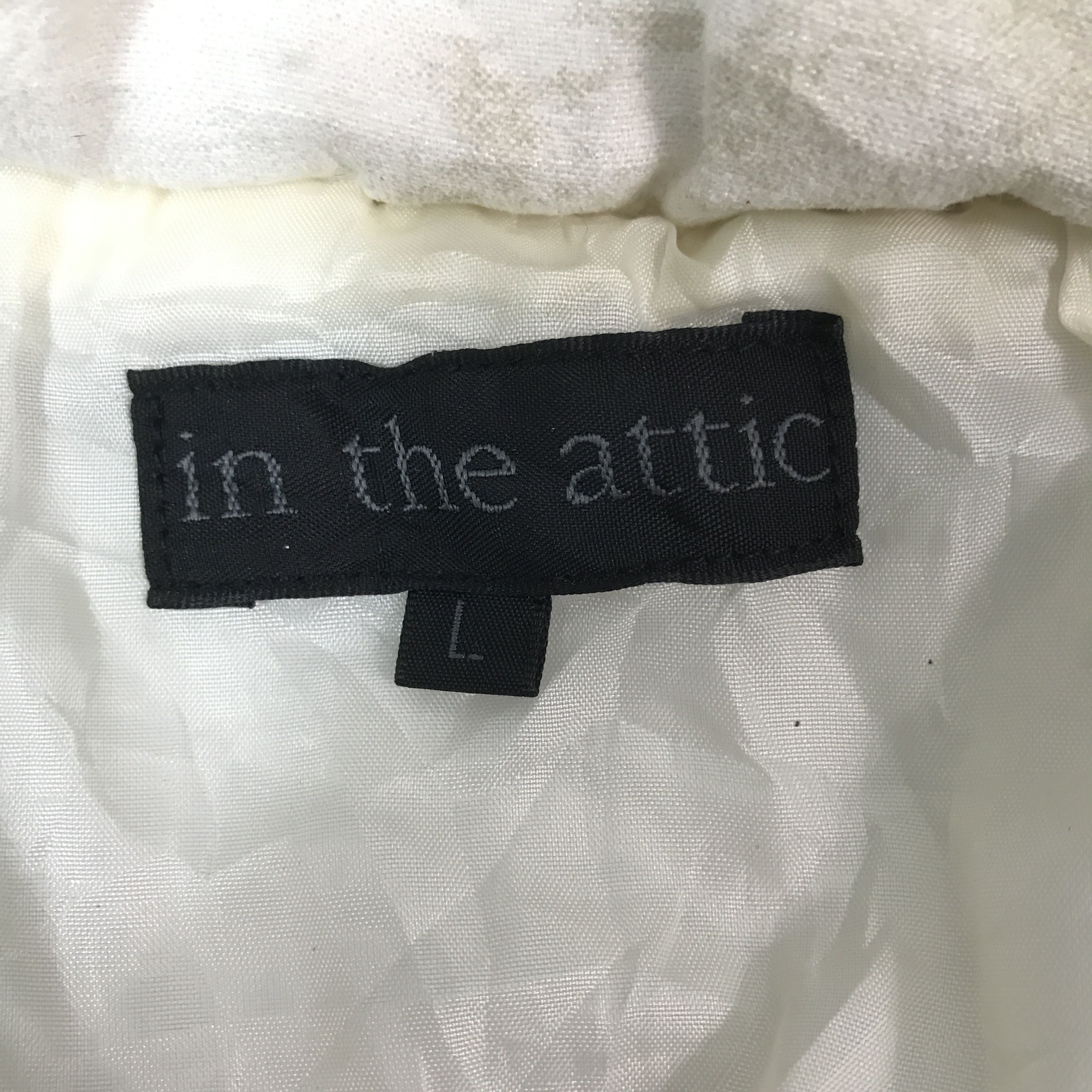 In The Attic Vtg in the attic Japan quilted fur hoodie jacket Size US L / EU 52-54 / 3 - 11 Thumbnail