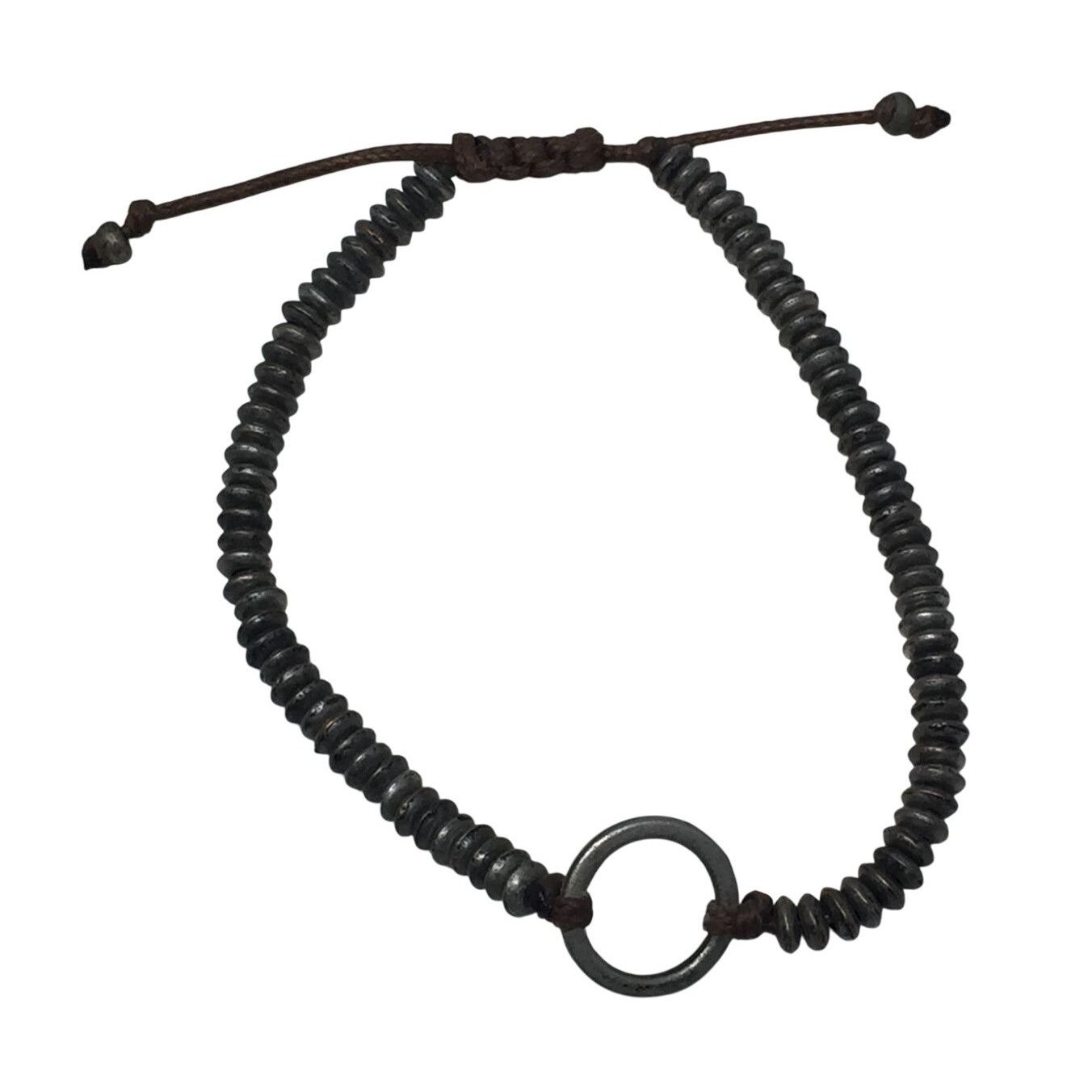 Other Women's Adjustable Bracelet/Anklet with Silver Tone Beads Size ONE SIZE - 3 Thumbnail
